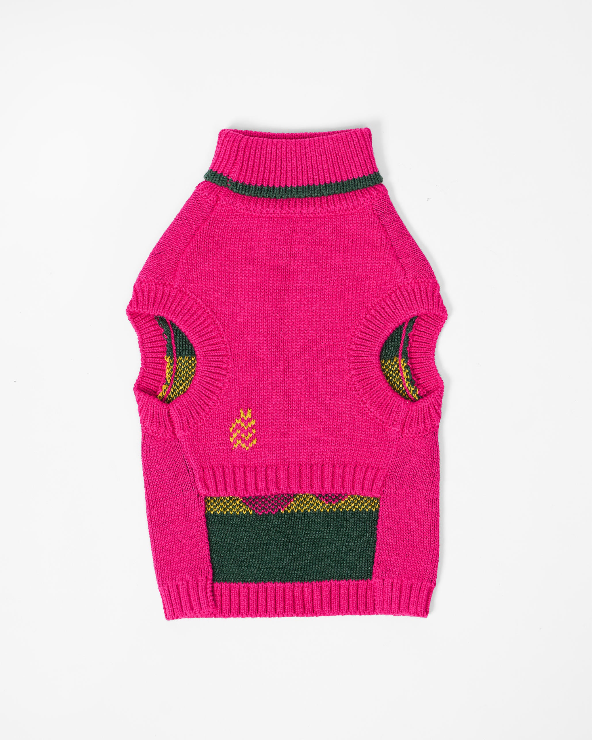 Bark Bloom Dog Sweater - Fuchsia