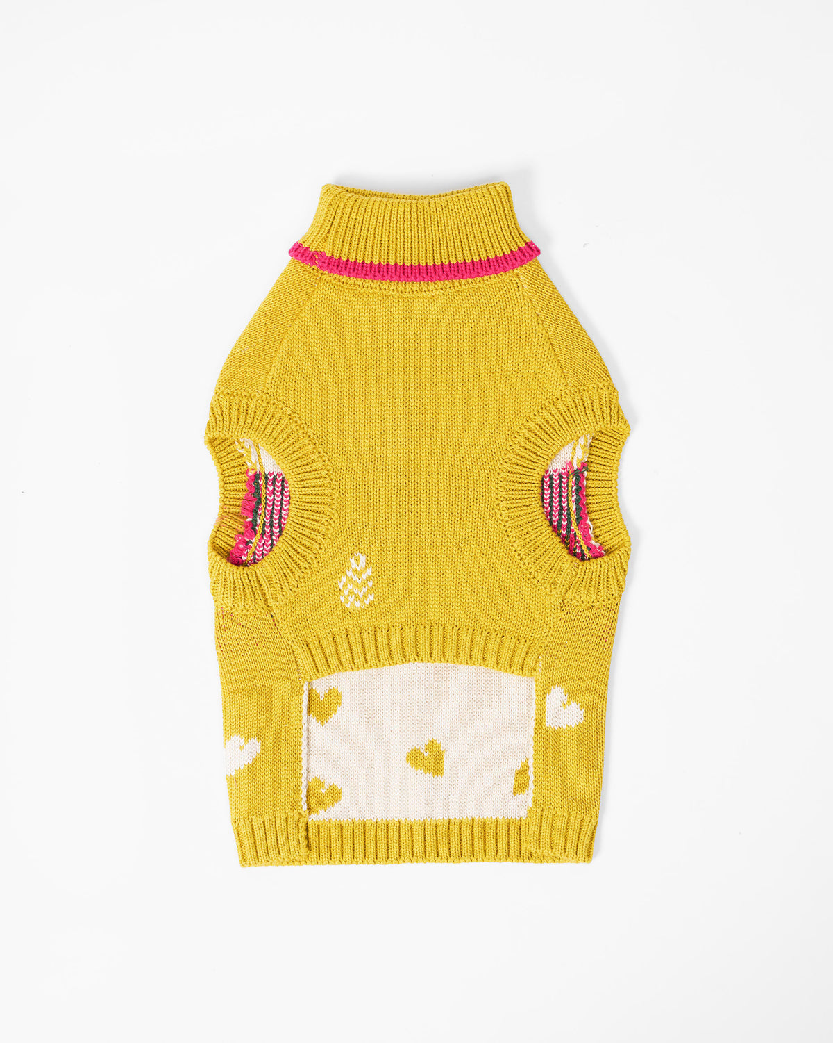Jurassic Bark Dog Sweater - Chartreuse