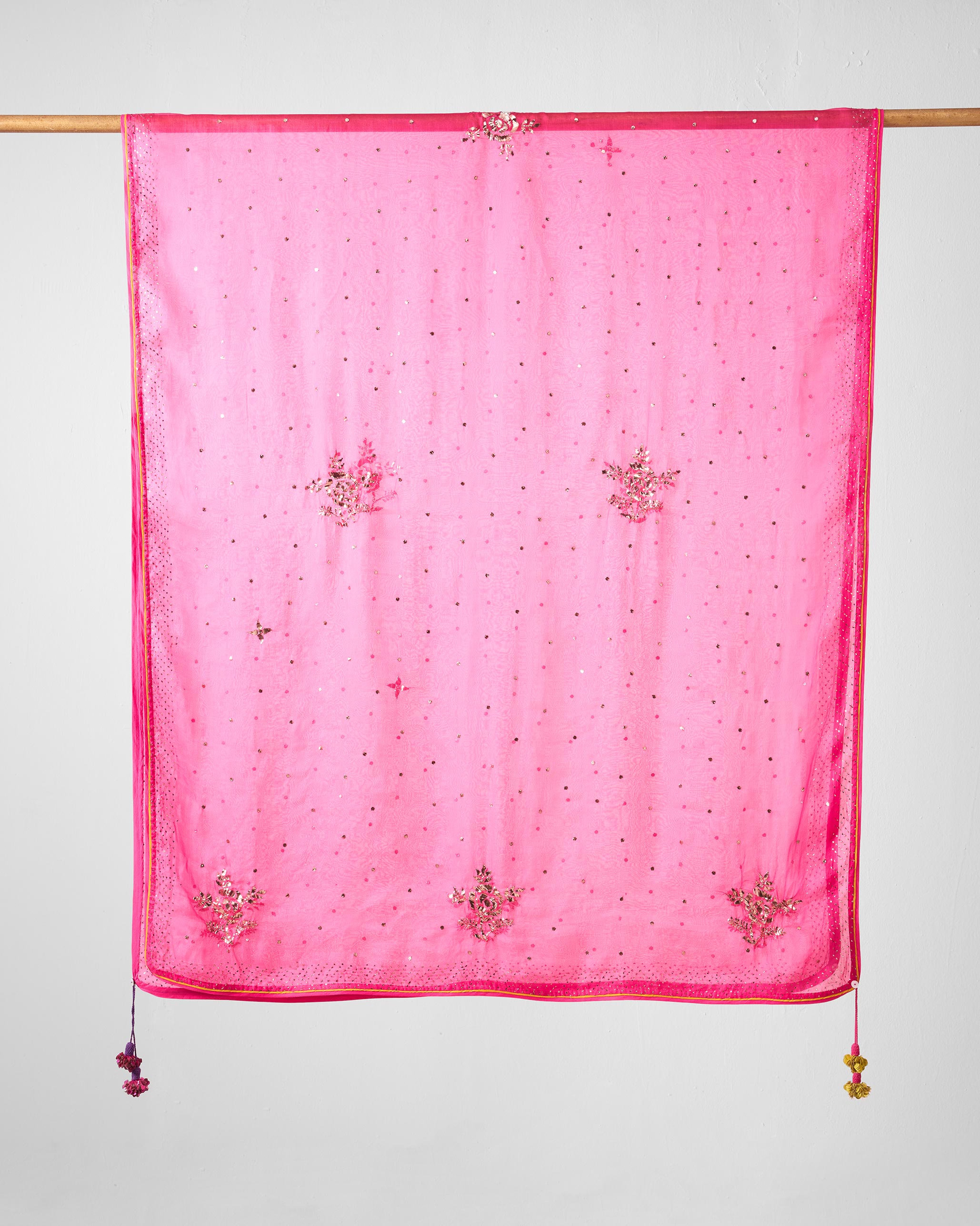 Mahira Dupatta - Pink Embroidered