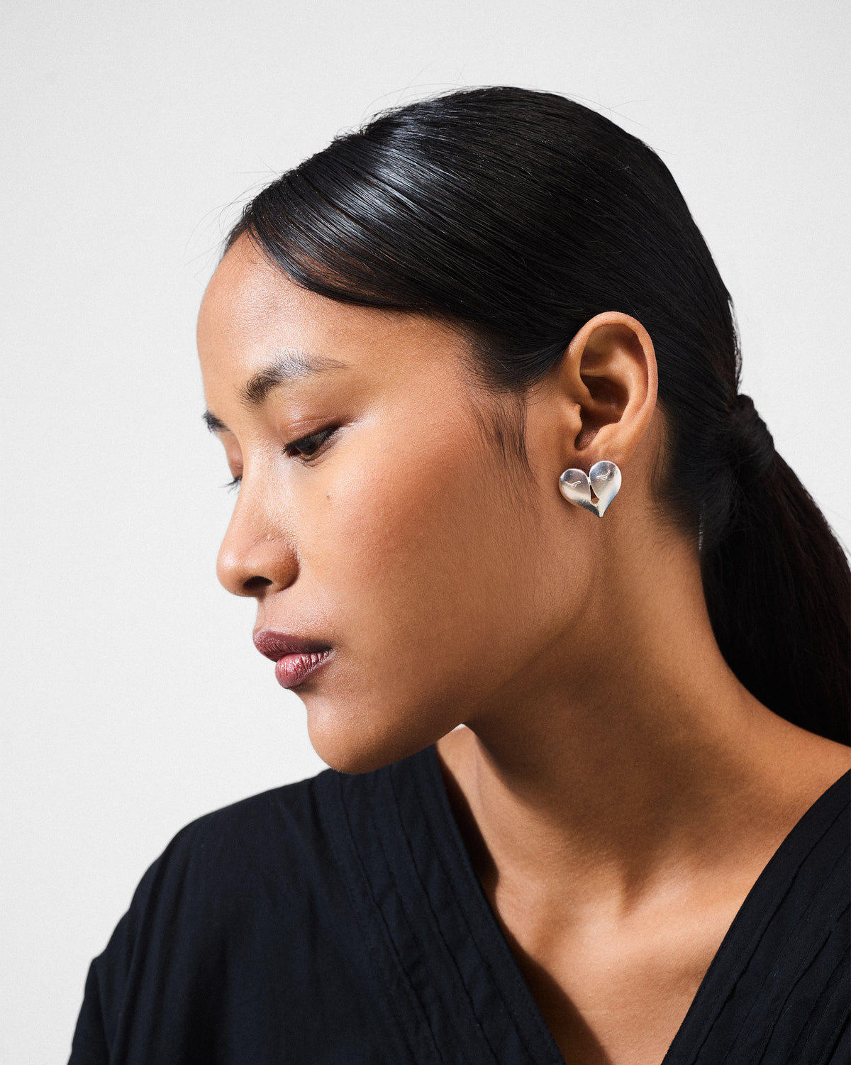 Dil Studs - Silver