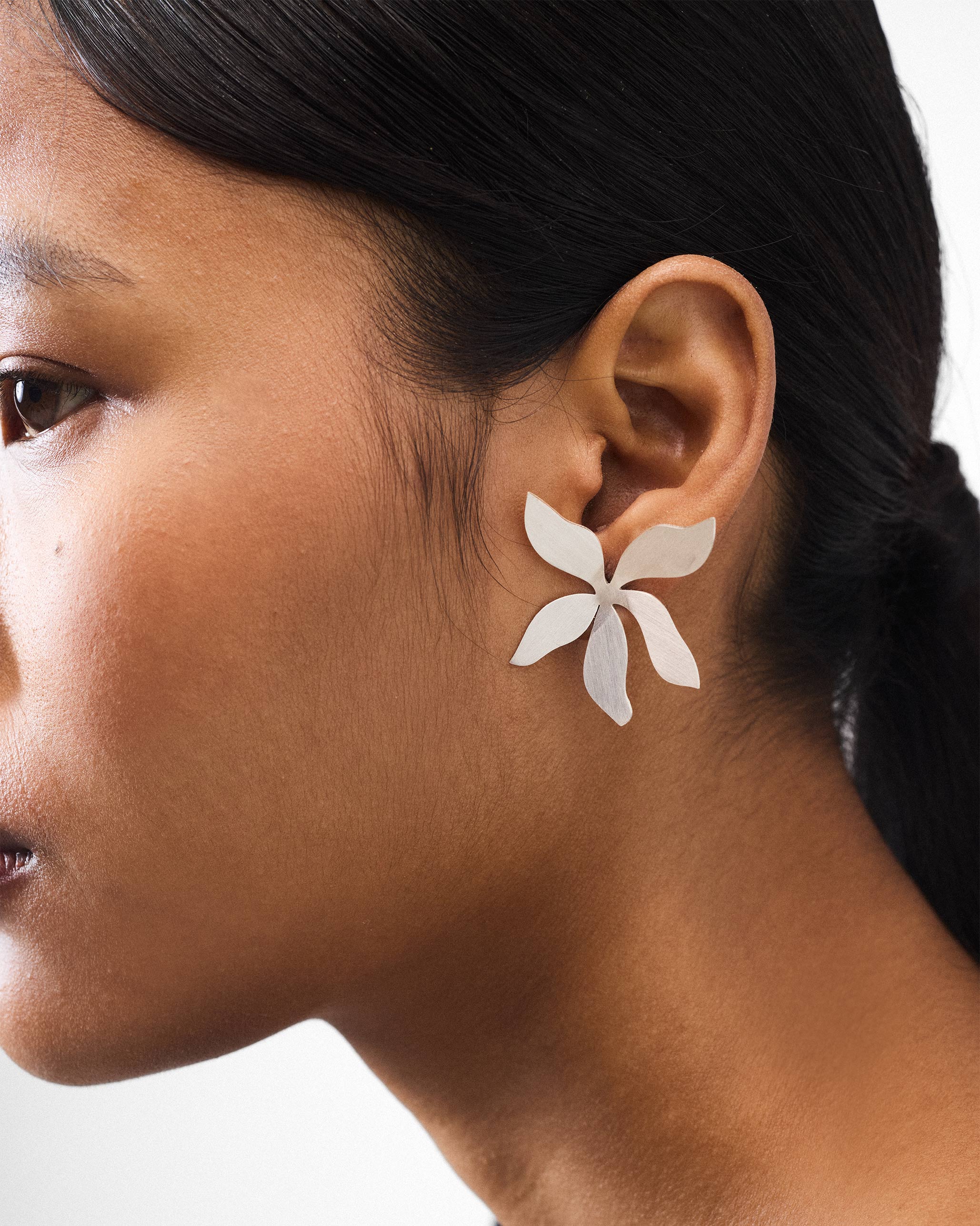 Periwinkle Studs - Silver