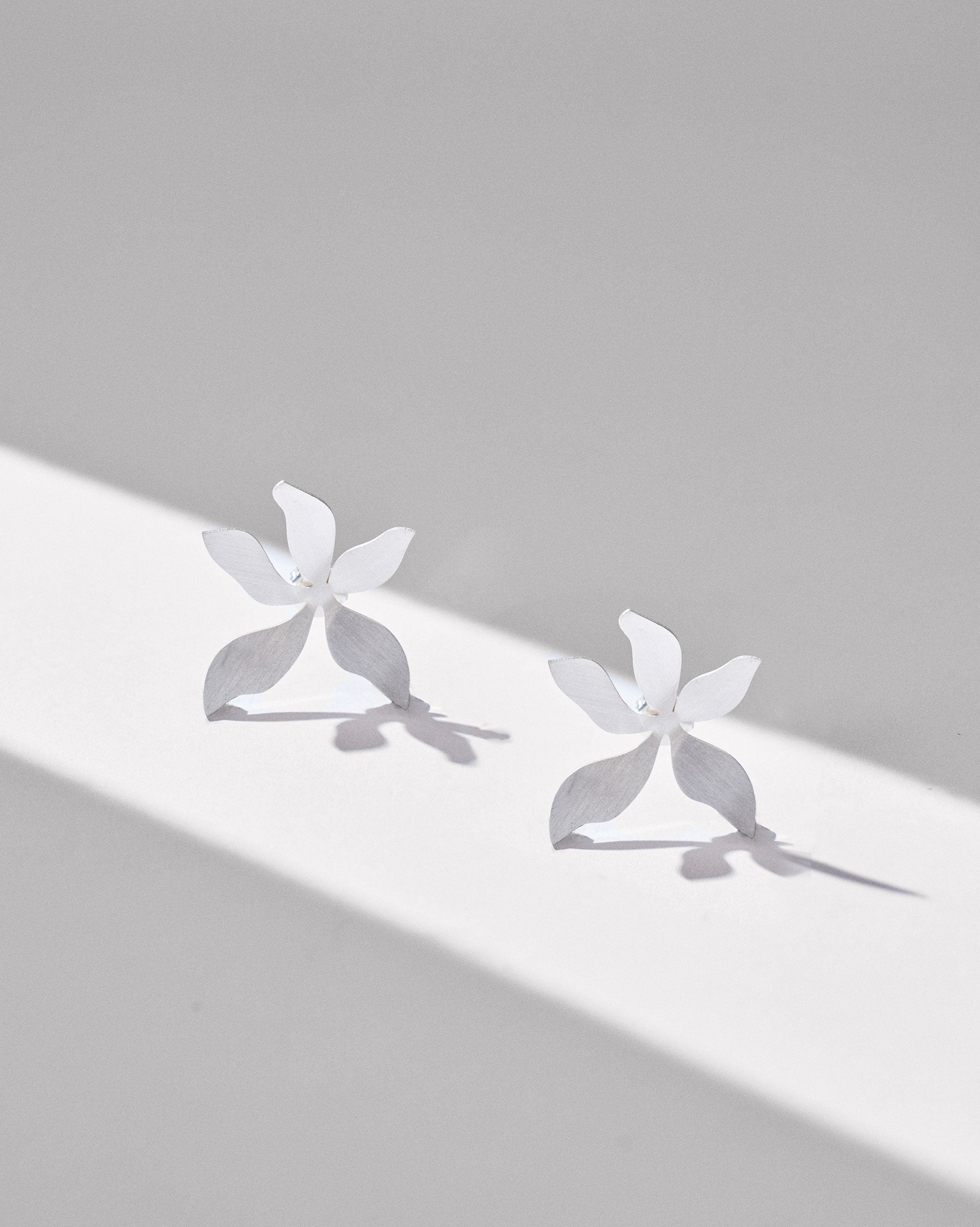 Periwinkle Studs - Silver