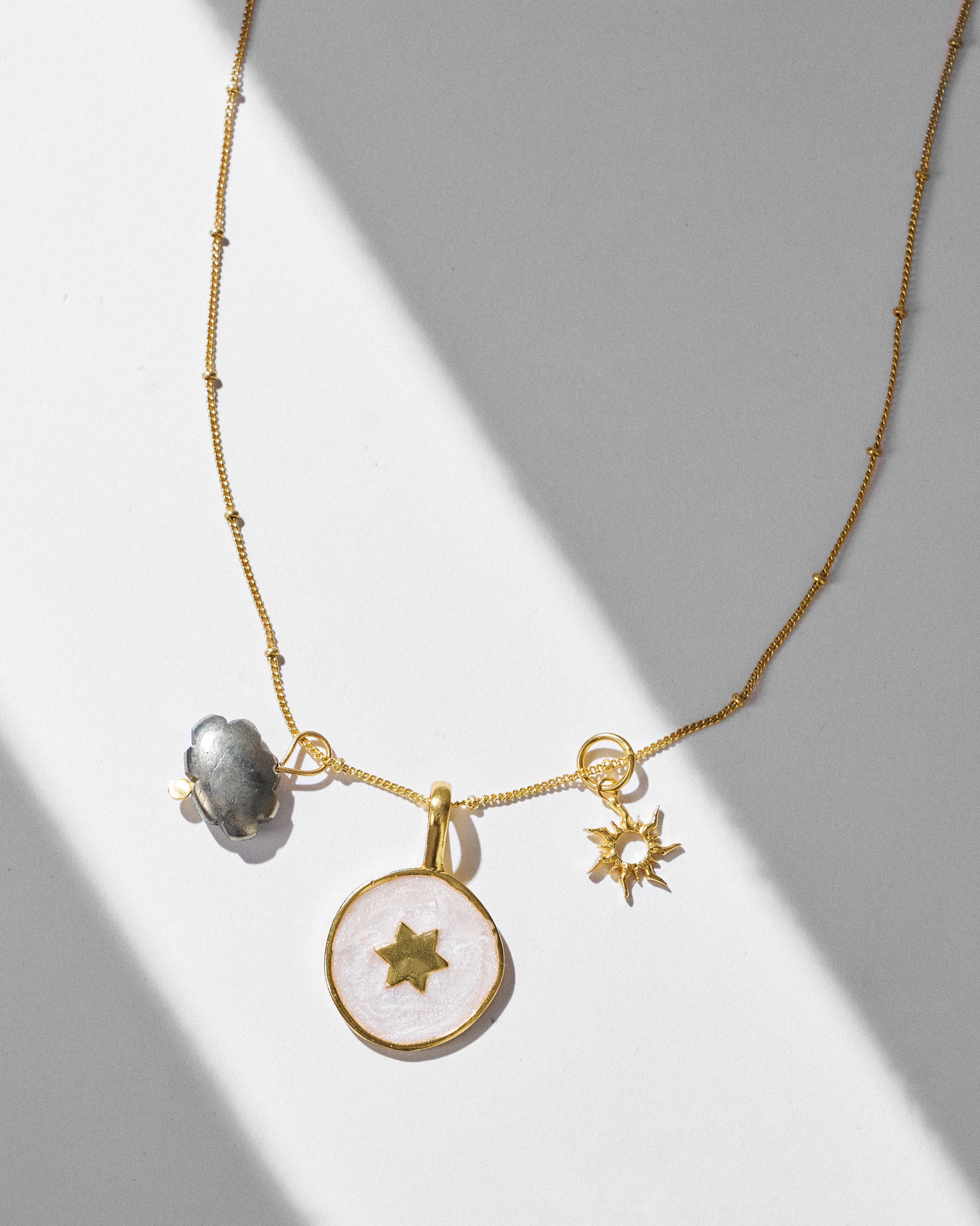 Starlight Necklace - Black & White