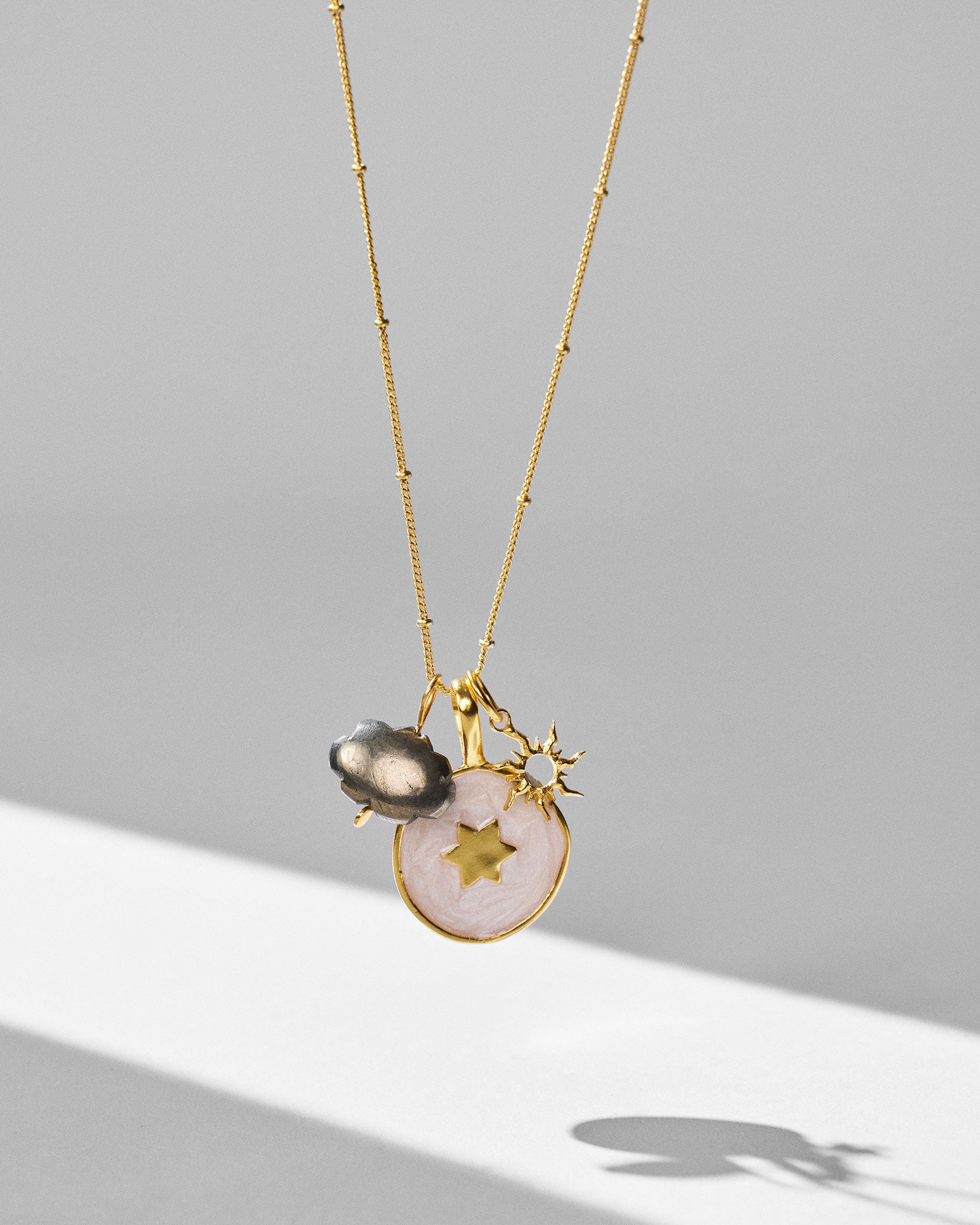 Starlight Necklace - Black & White