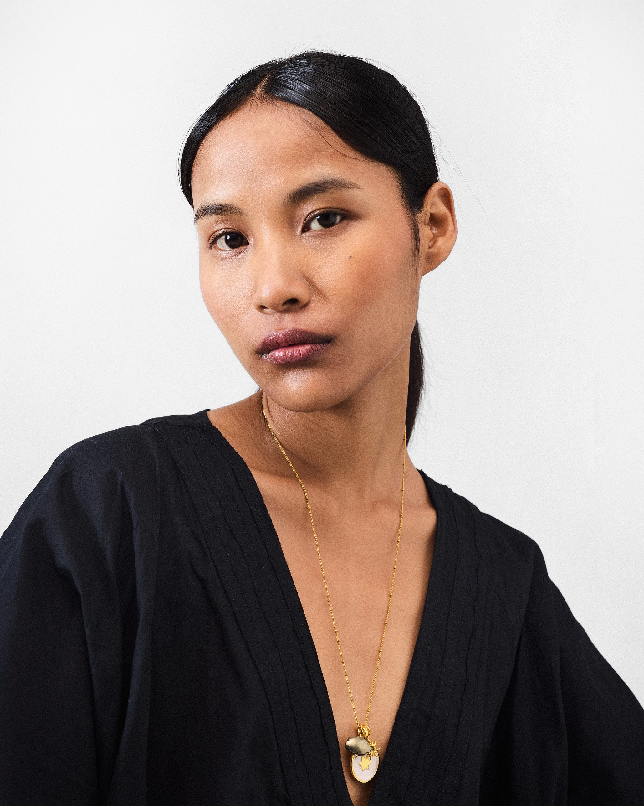 Starlight Necklace - Black & White