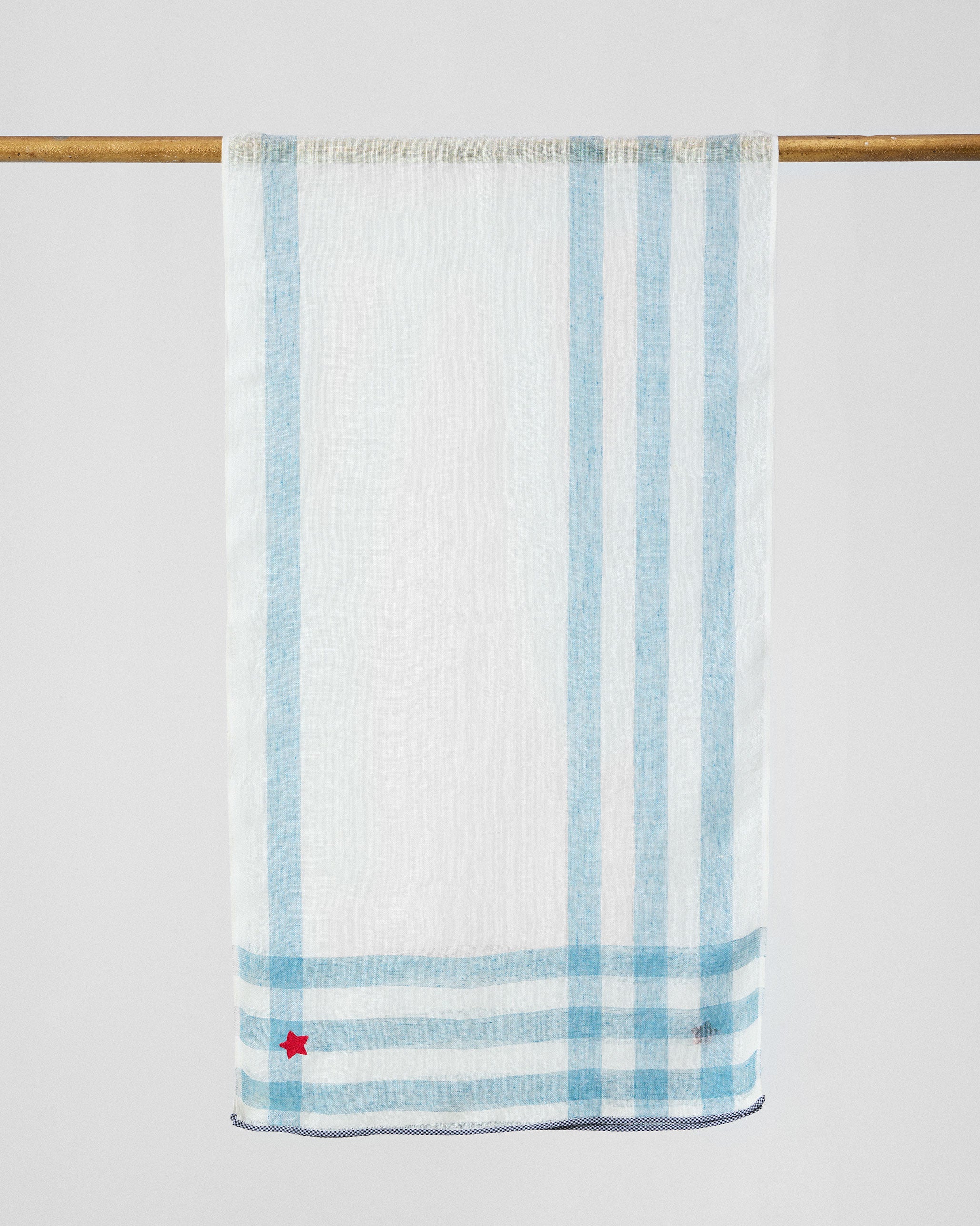 Summer Breeze Scarf - Light Blue & White
