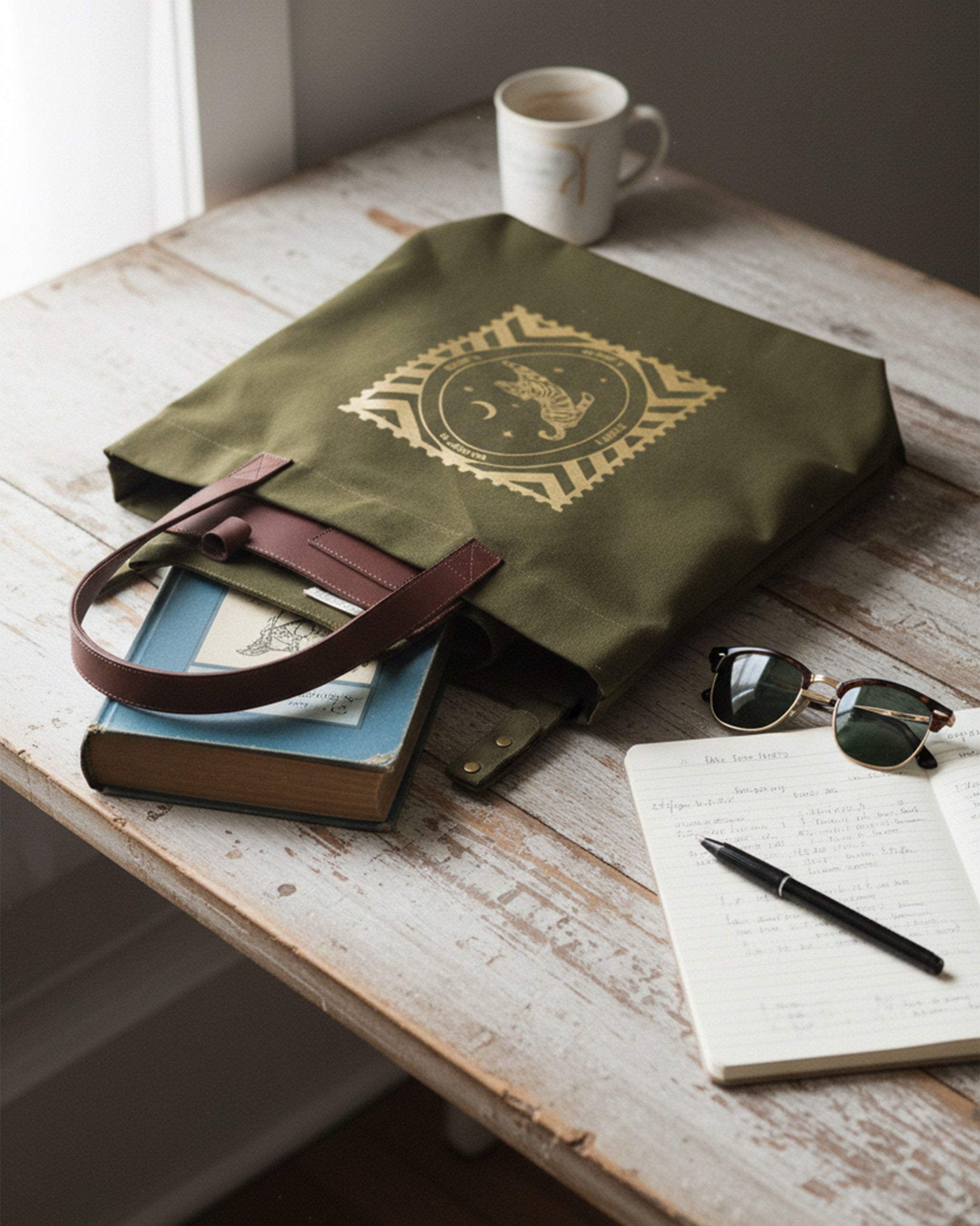 Mukayu City Tote - Olive