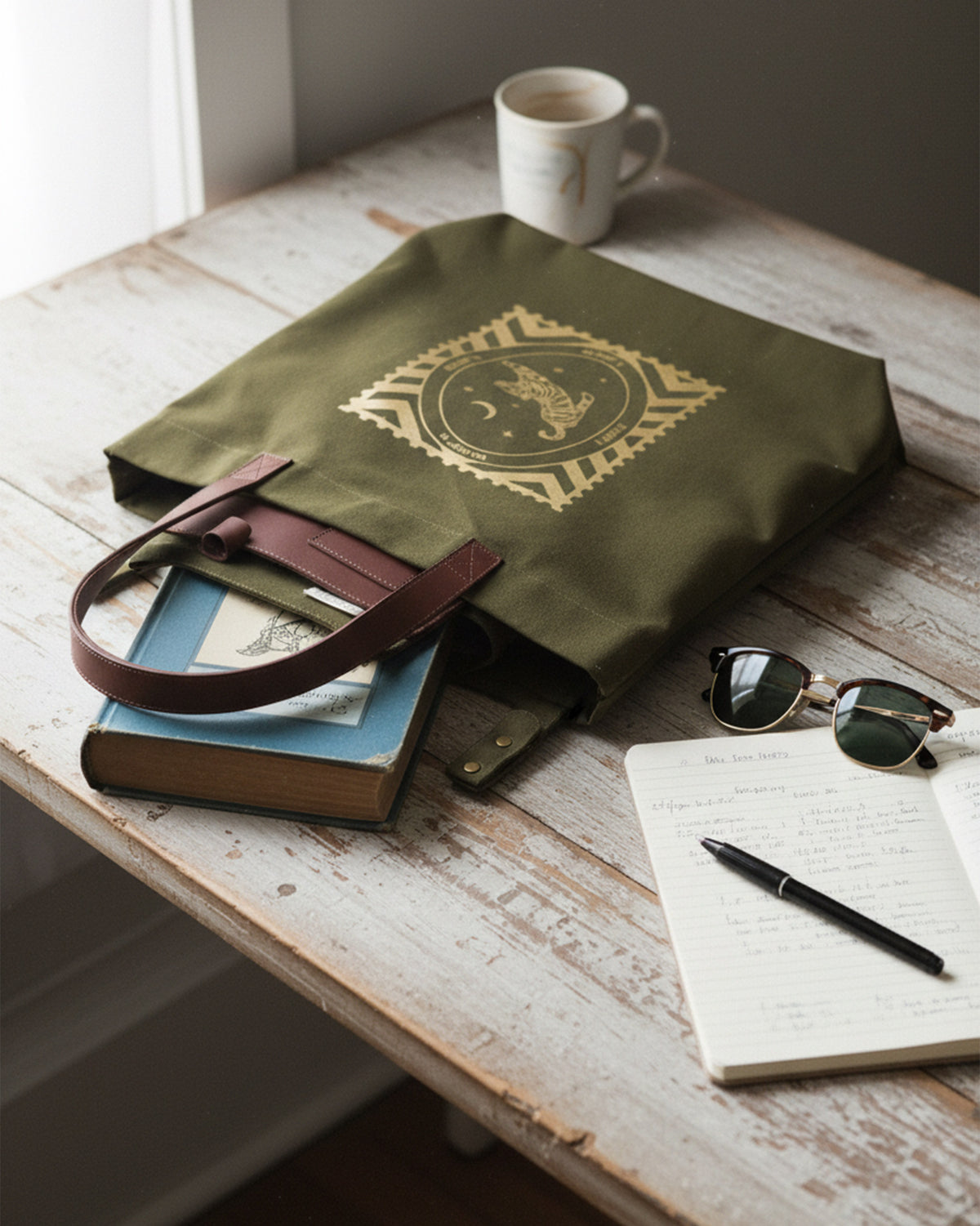 Mukayu City Tote - Olive