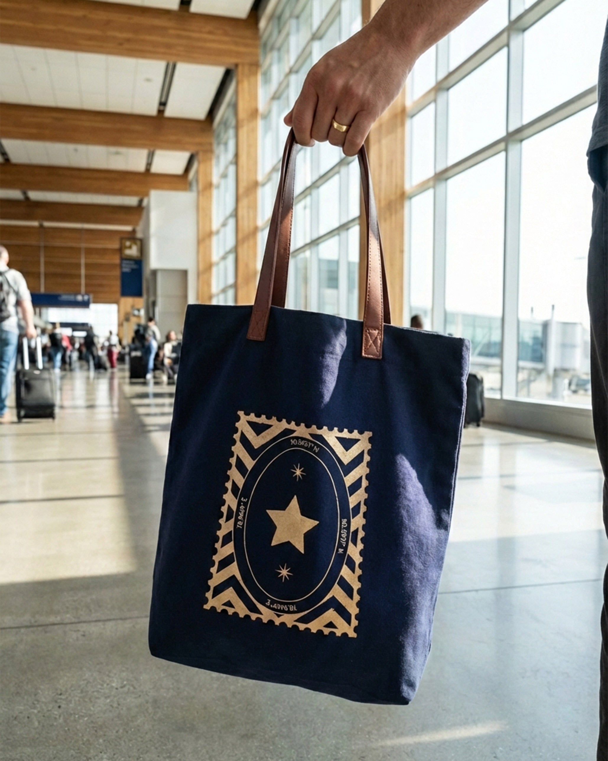 Mukayu City Tote - Navy