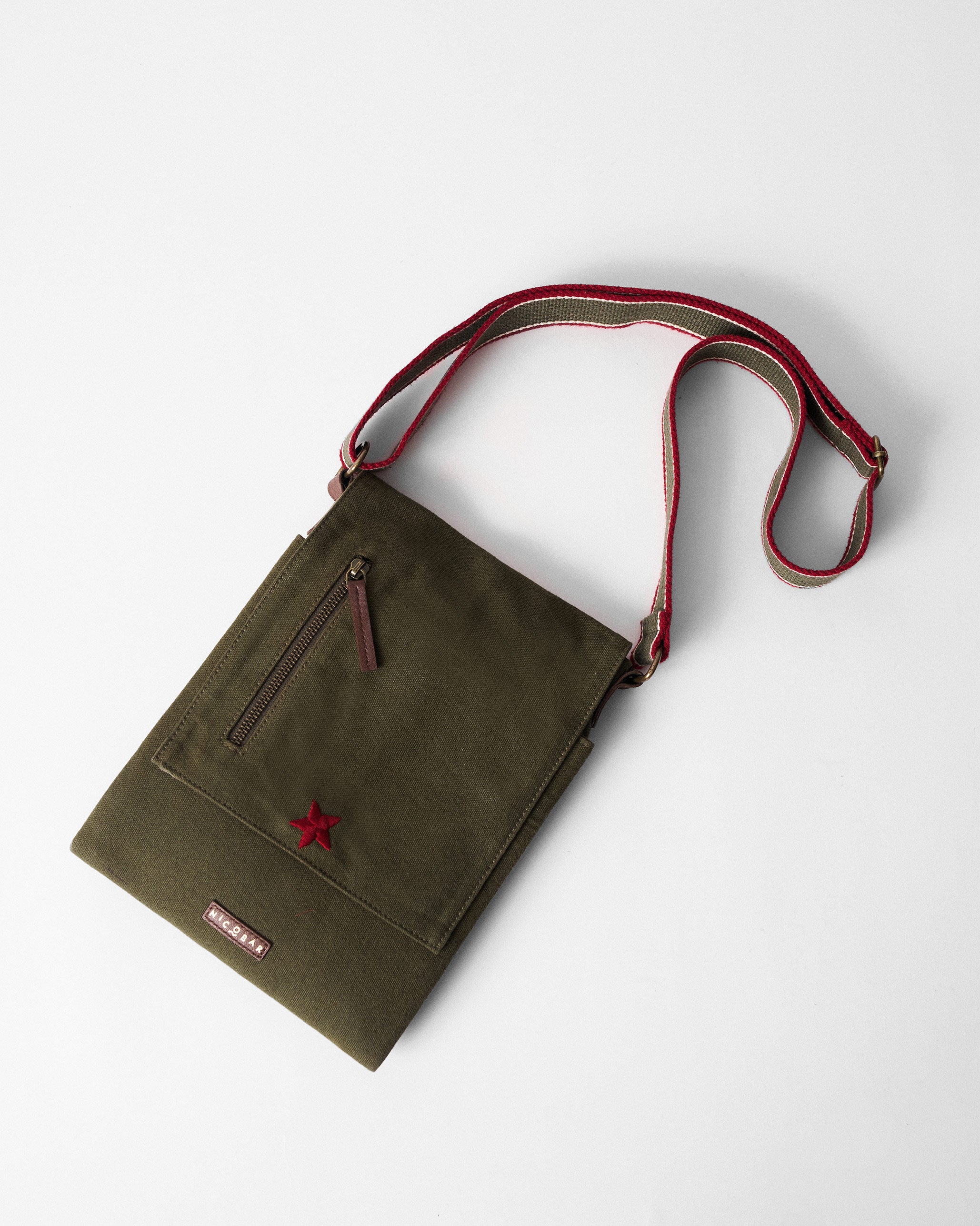 Safari Men's Messenger - Olive