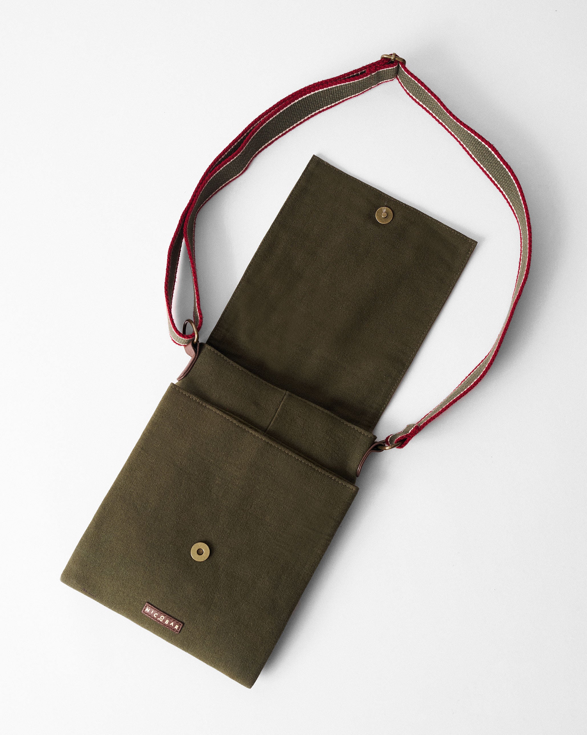 Safari Men's Messenger - Olive