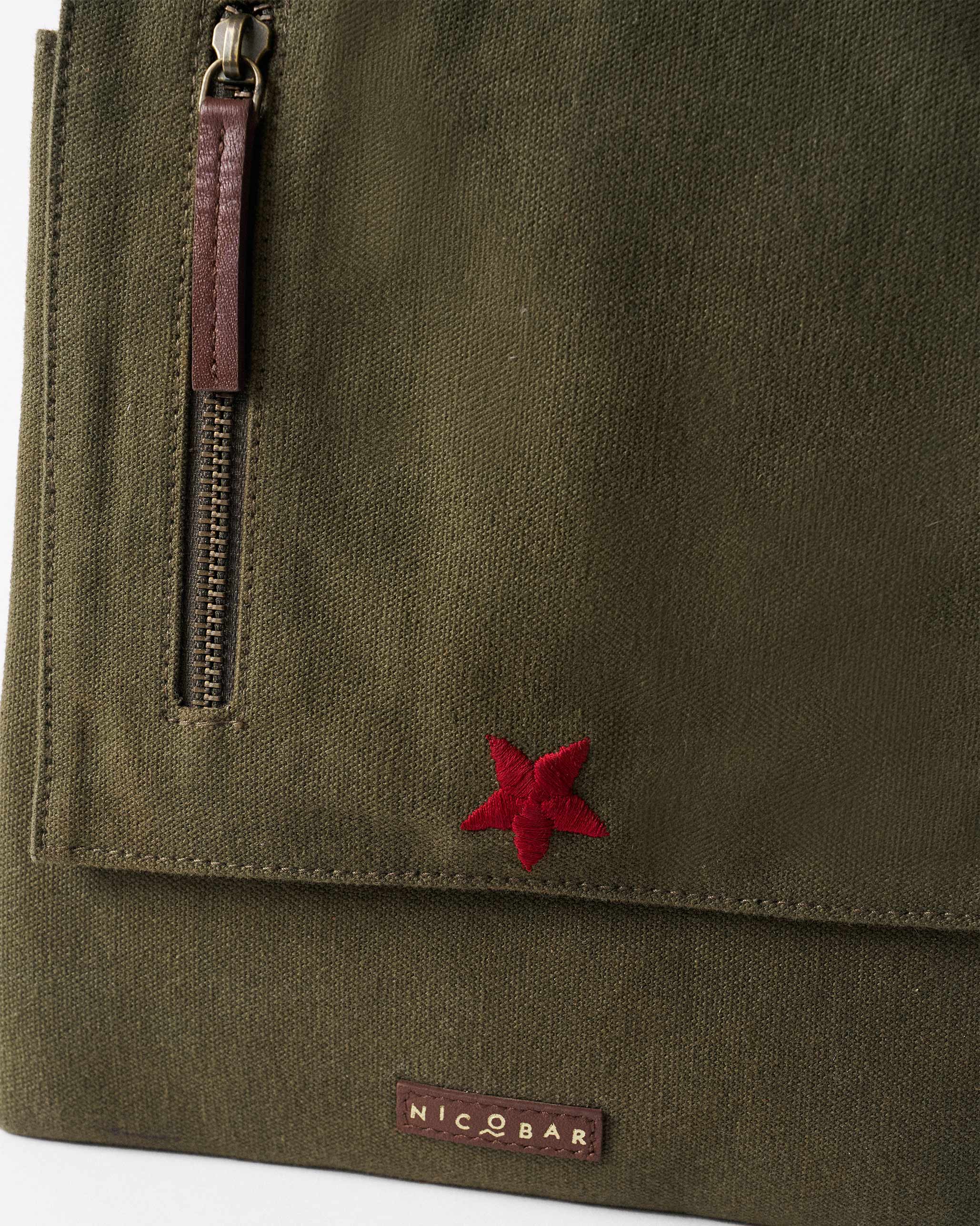 Safari Men's Messenger - Olive