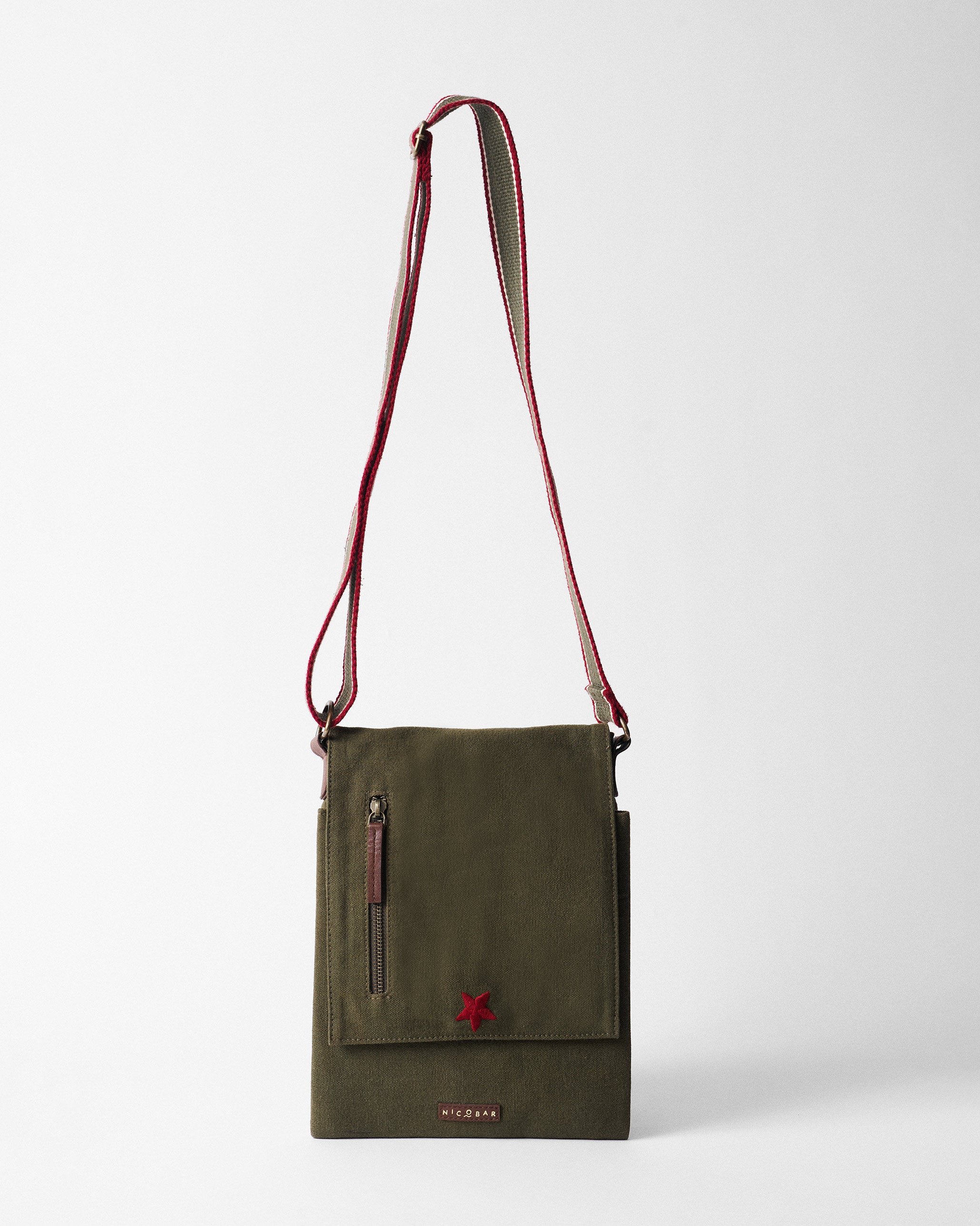 Safari Men's Messenger - Olive