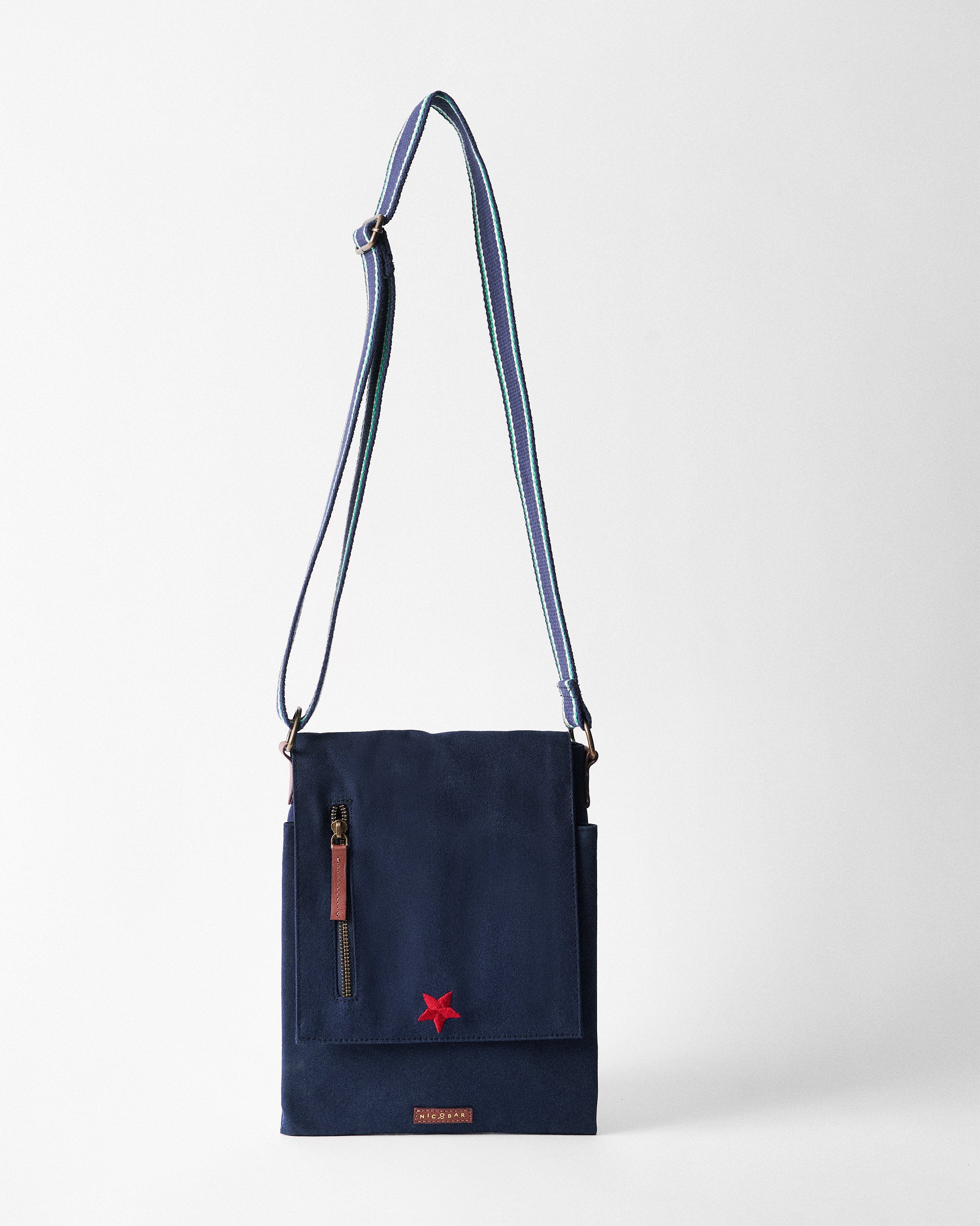 Safari Men's Messenger - Navy