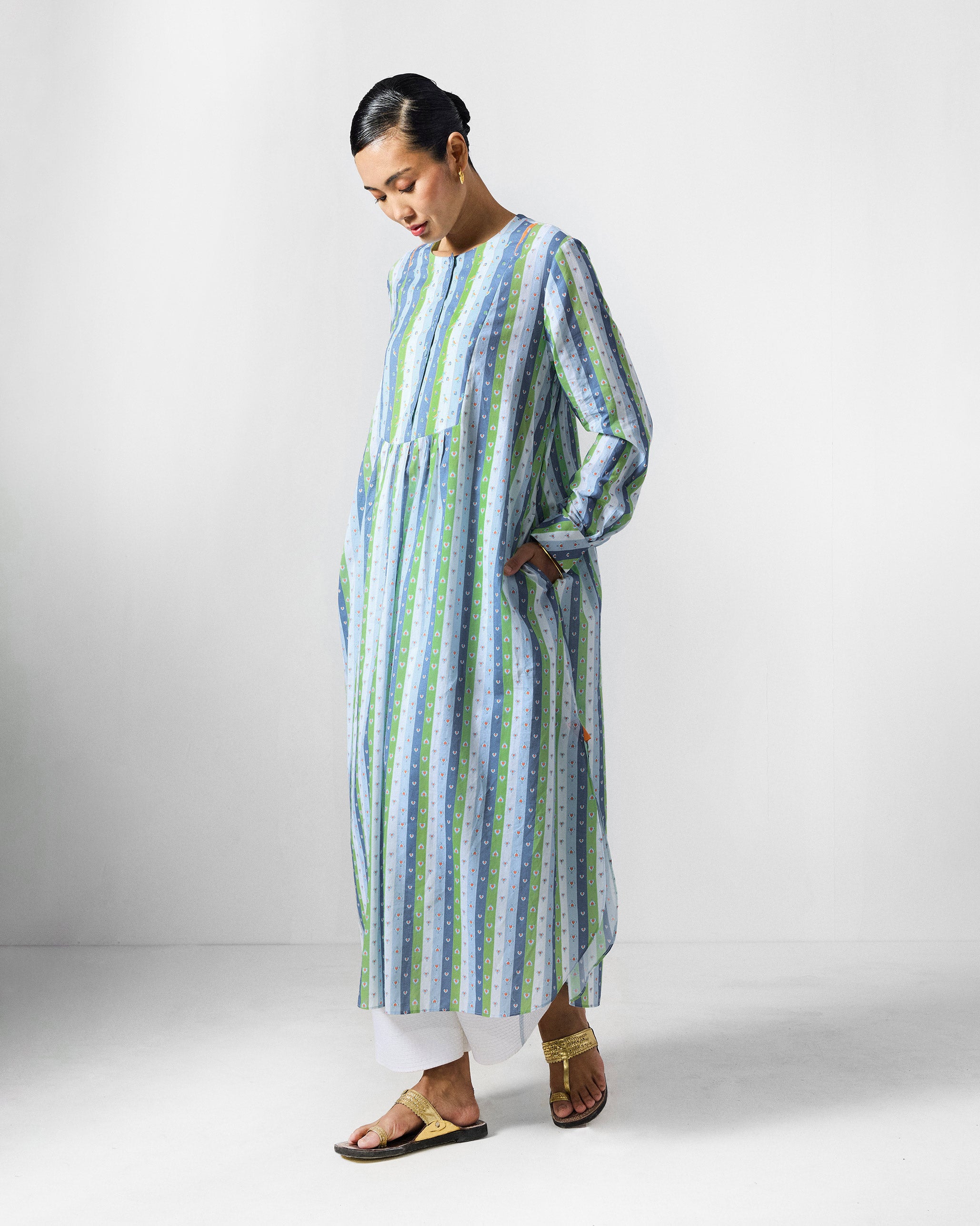Imke Kurta - Multicoloured Printed