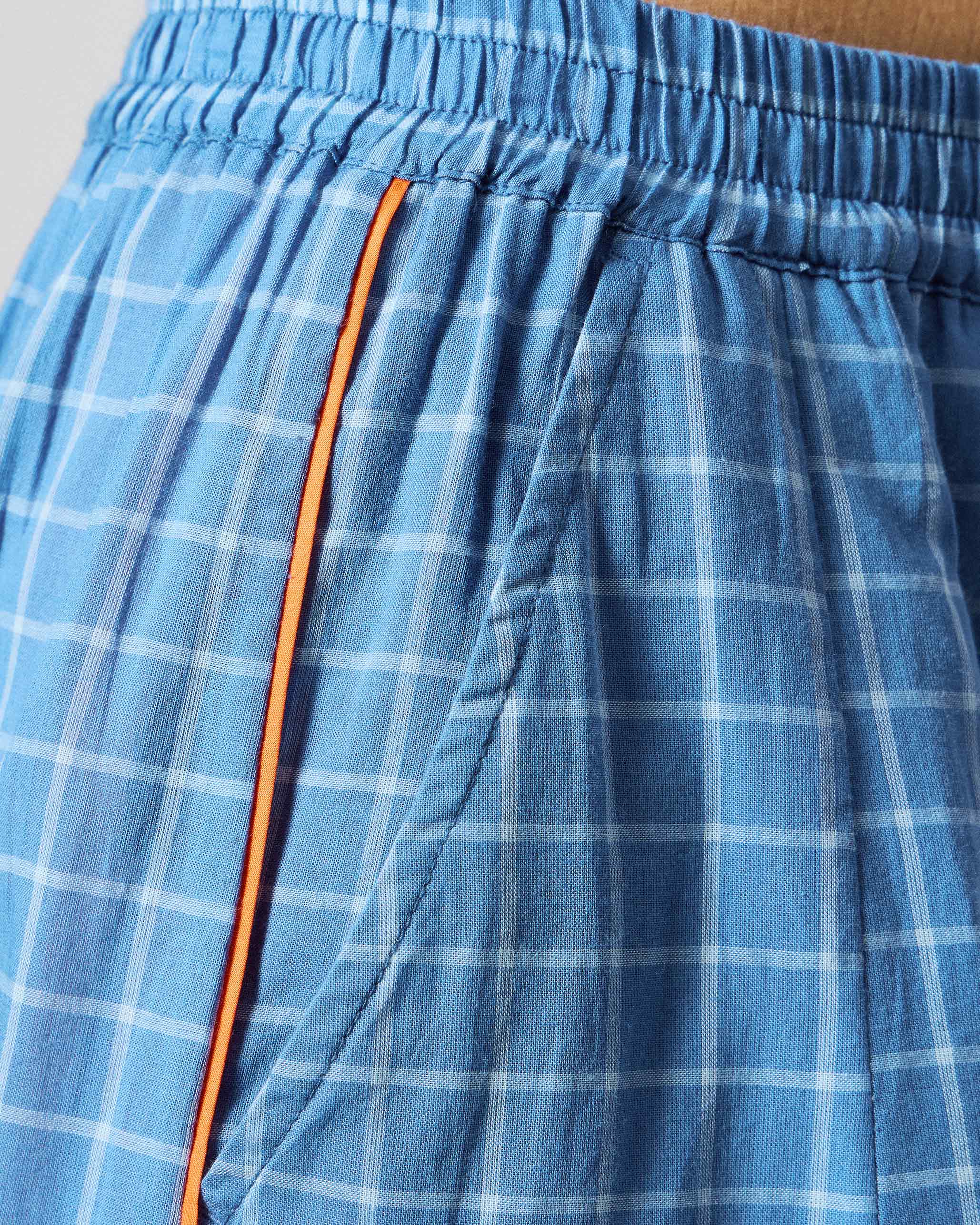 Tia Pants - Riverside Blue & White Checks