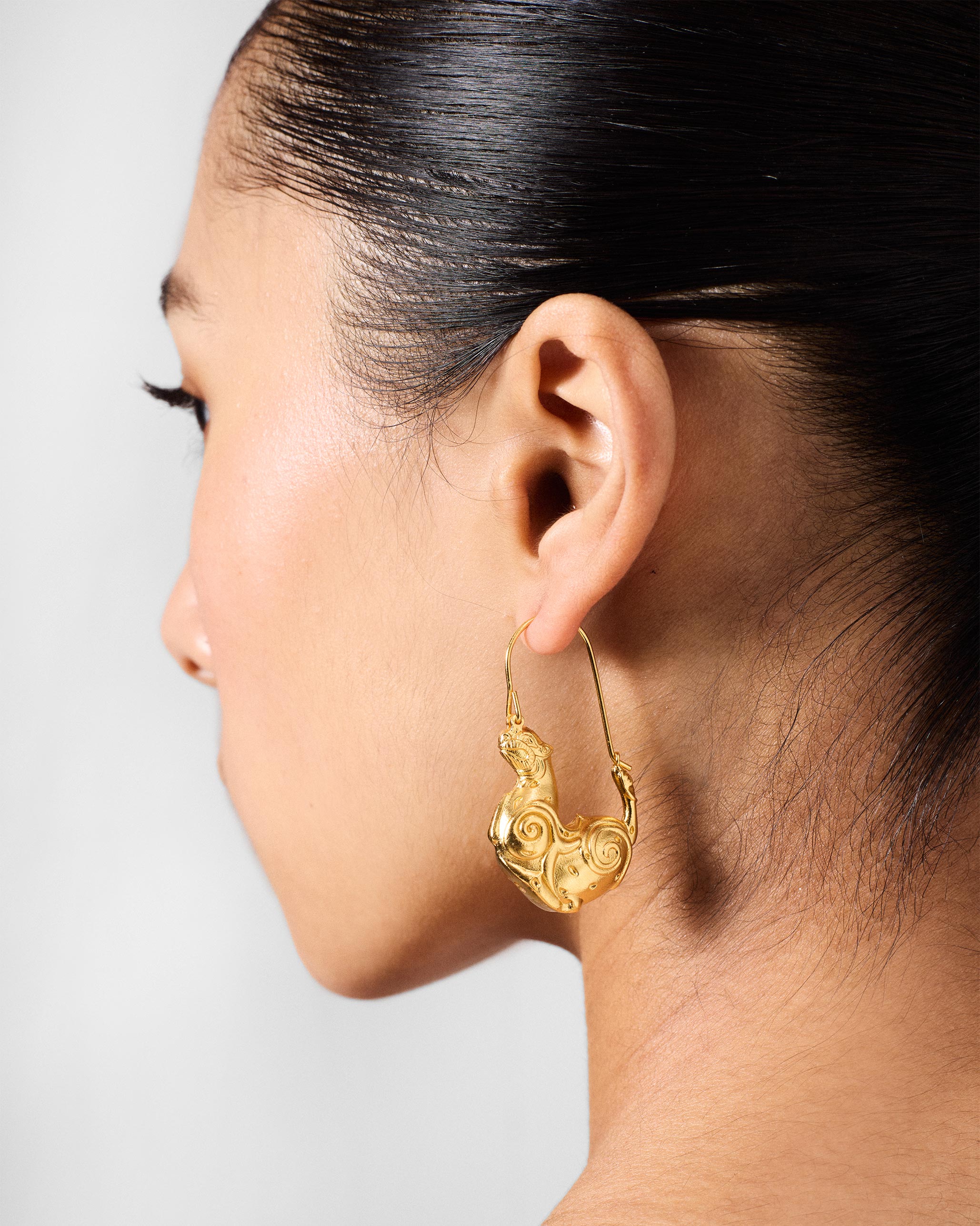 Leopard Earrings - Gold