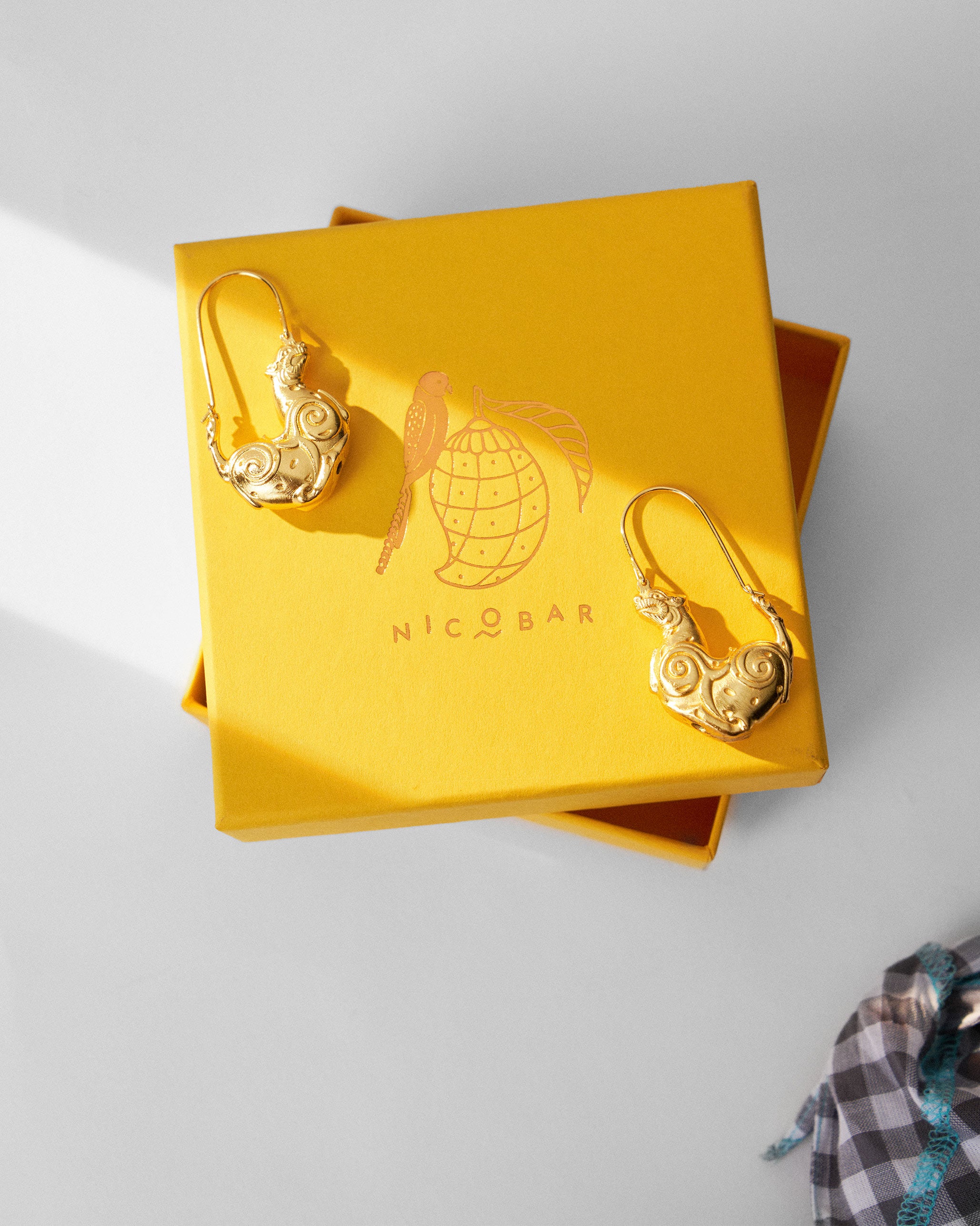 Leopard Earrings - Gold