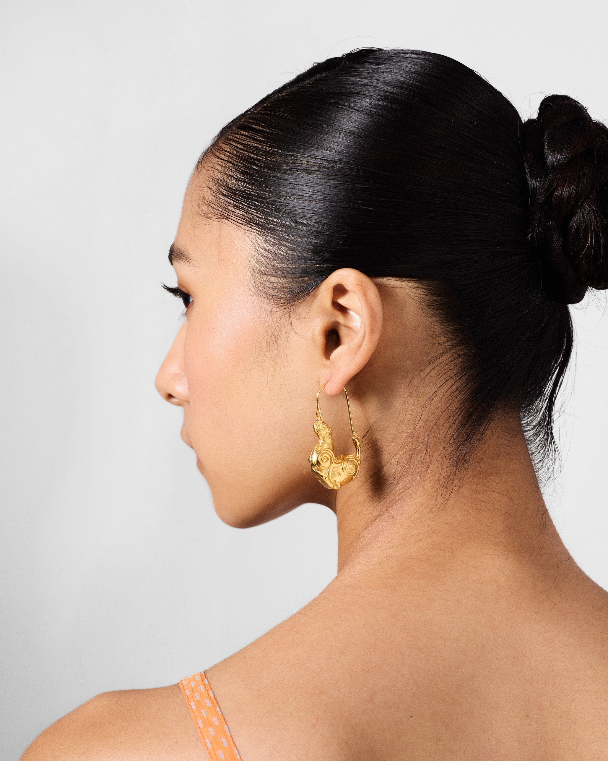 Leopard Earrings - Gold