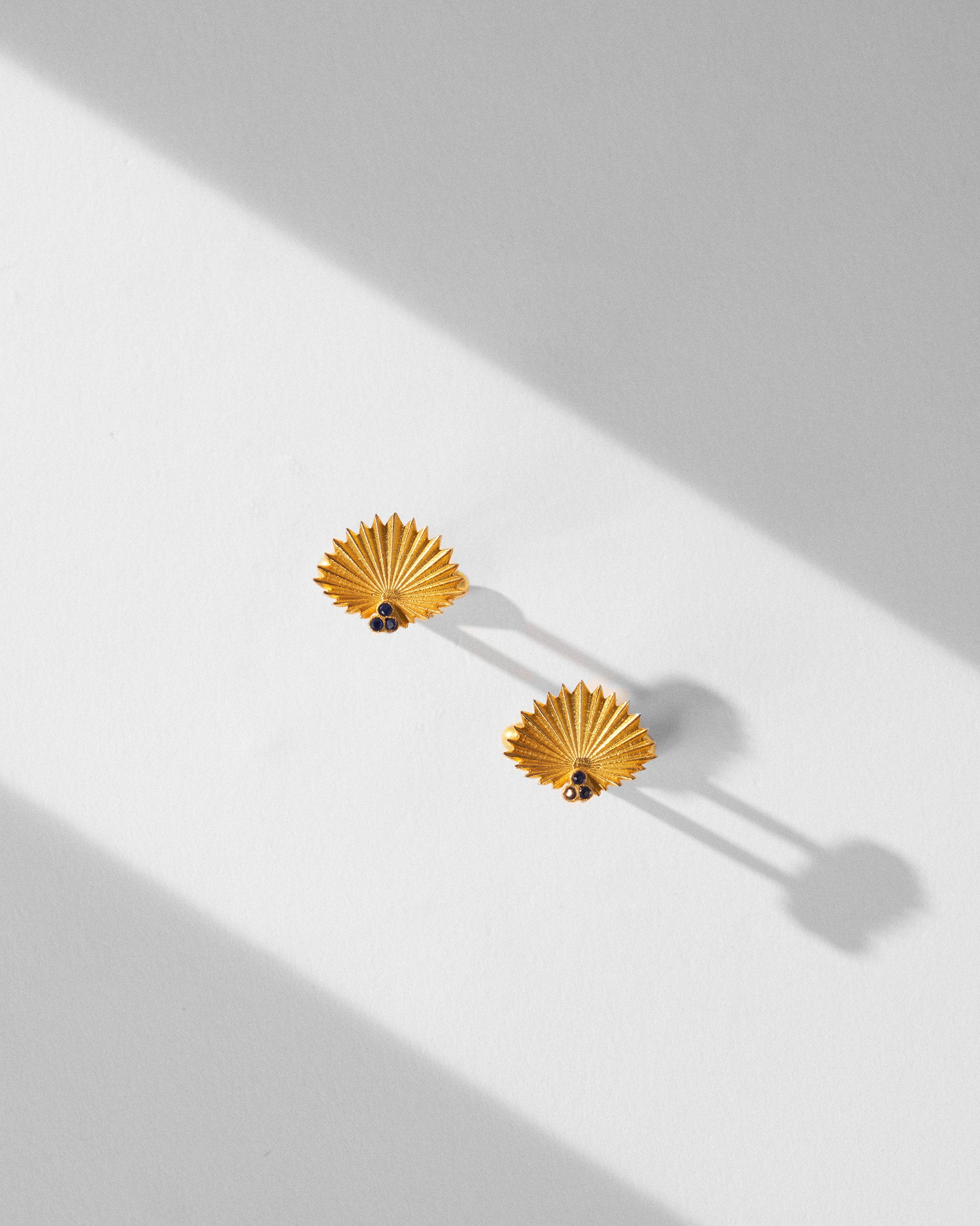 Palm Leaf Cufflinks - Gold