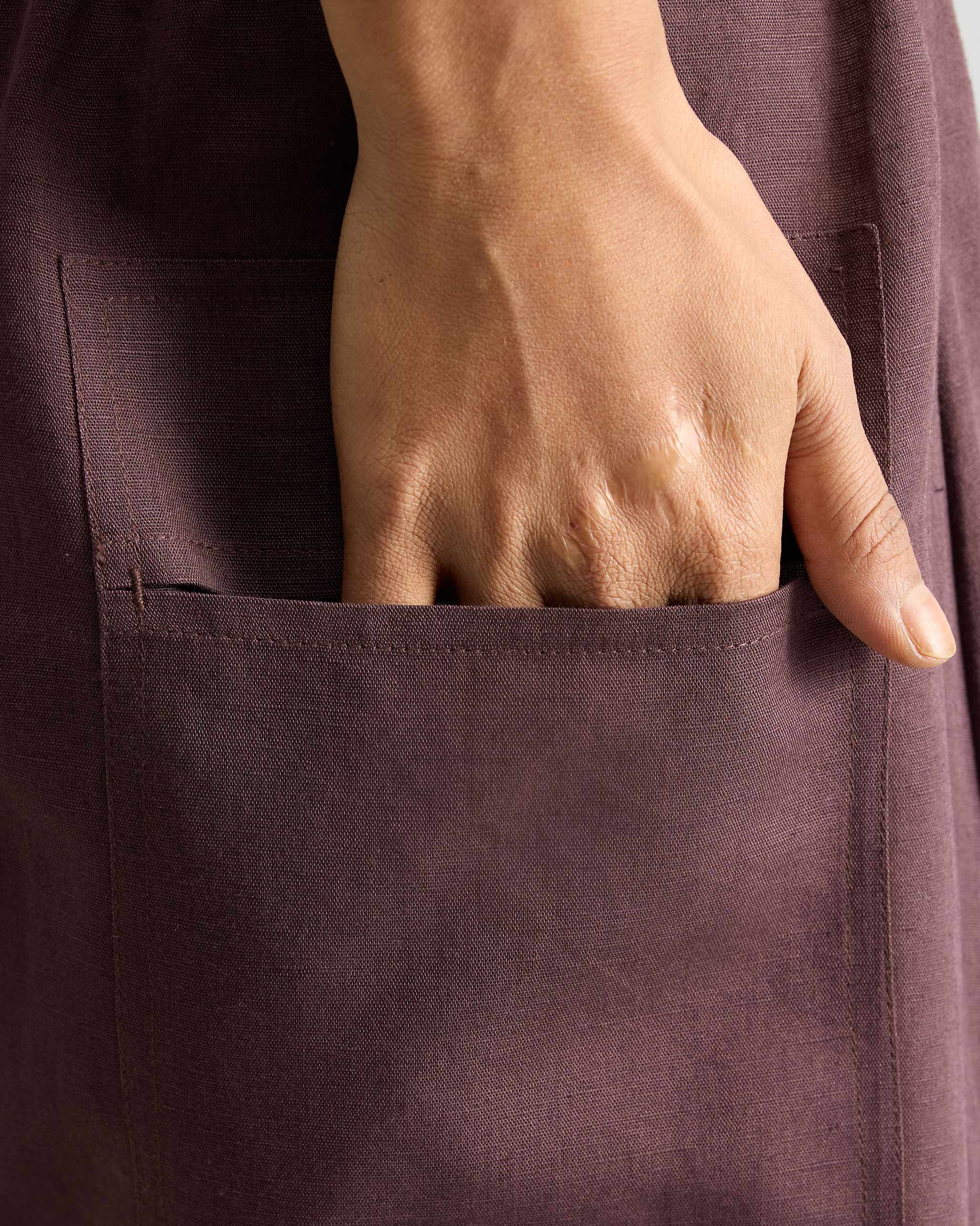 Yoka Trousers - Chocolate Plum