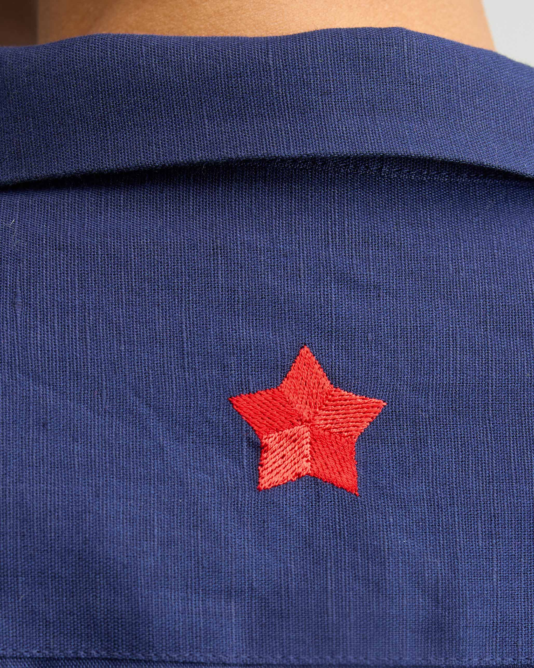 Drop Armhole Shirt - Ink Blue