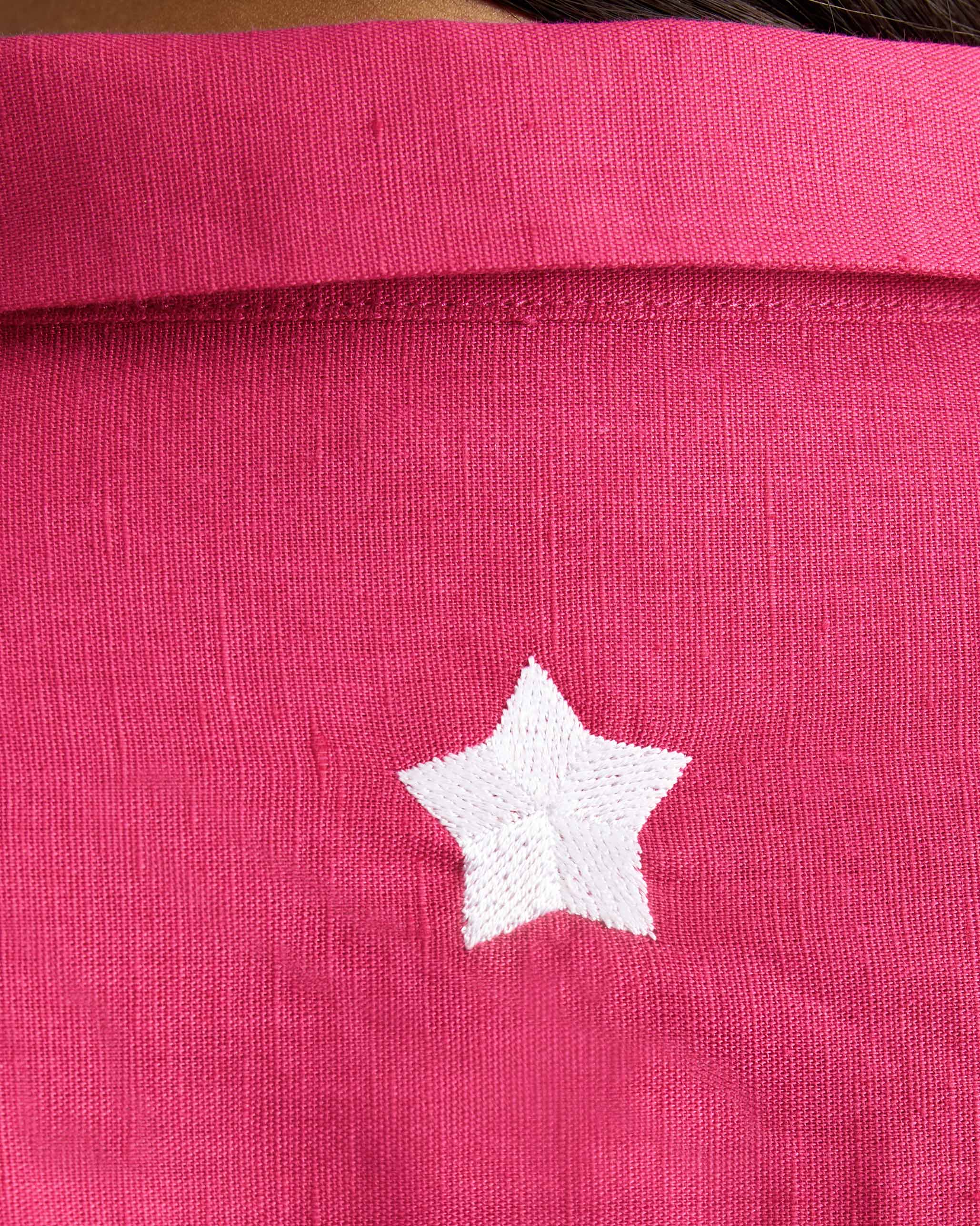 Drop Armhole Shirt - Fuchsia