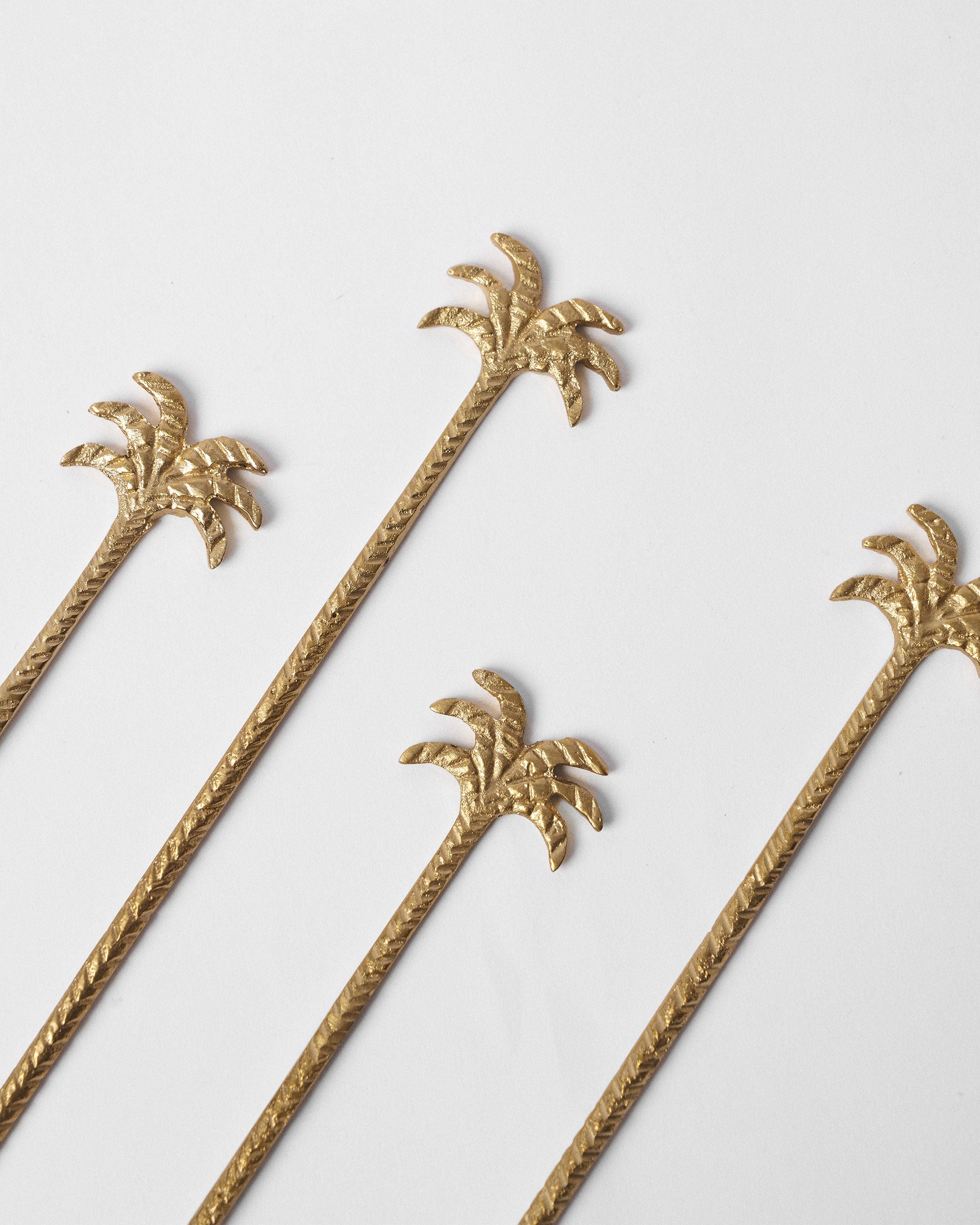 Palm Stirrers - Set of 4