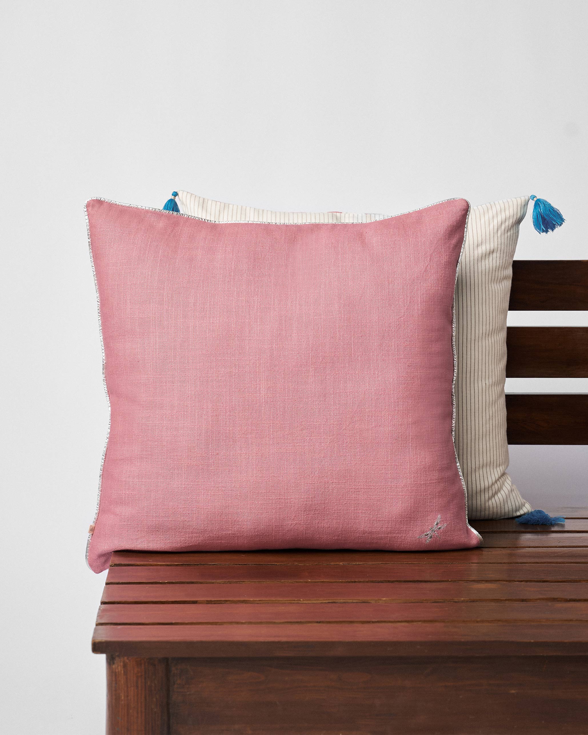 River Blush Reversible Cushion Cover