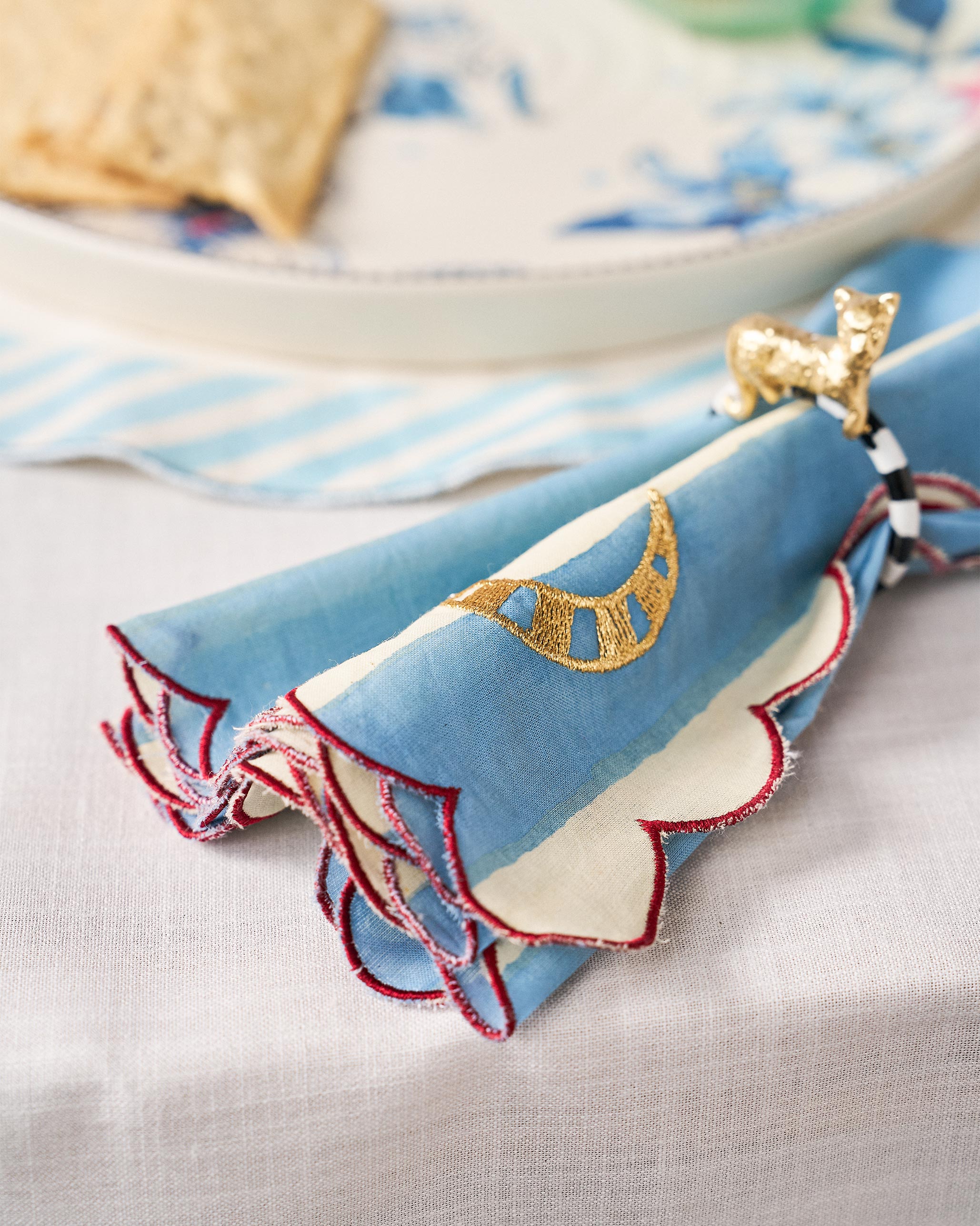 River Stripes Napkin - Set of 4