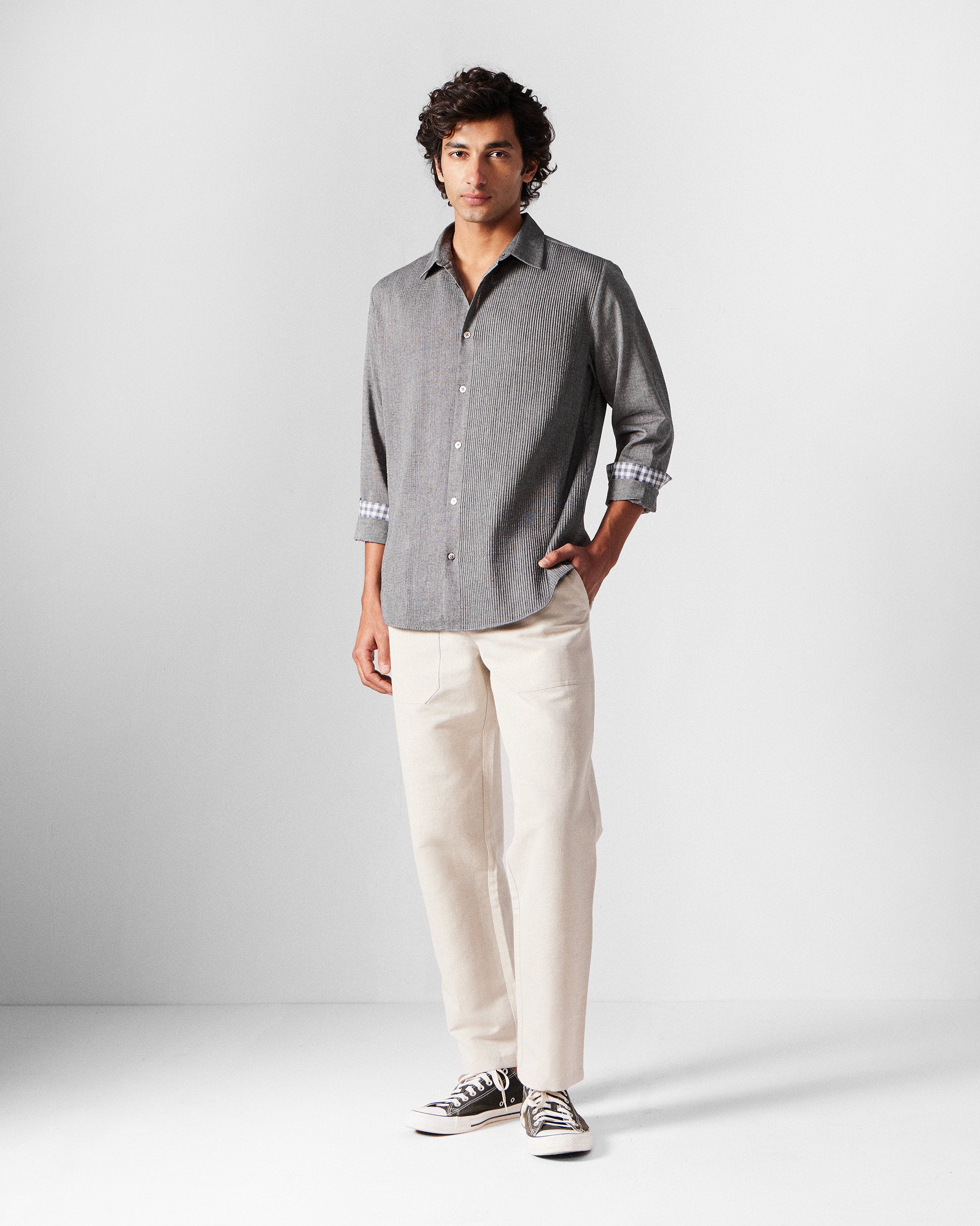 Nava Shirt - Charcoal