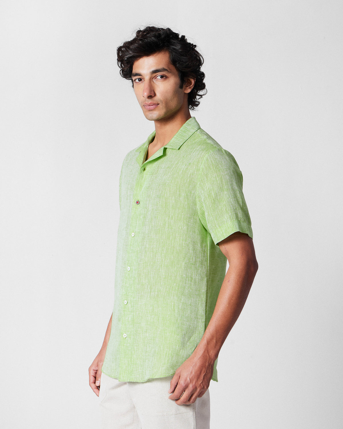 Mistari Shirt - Light Green
