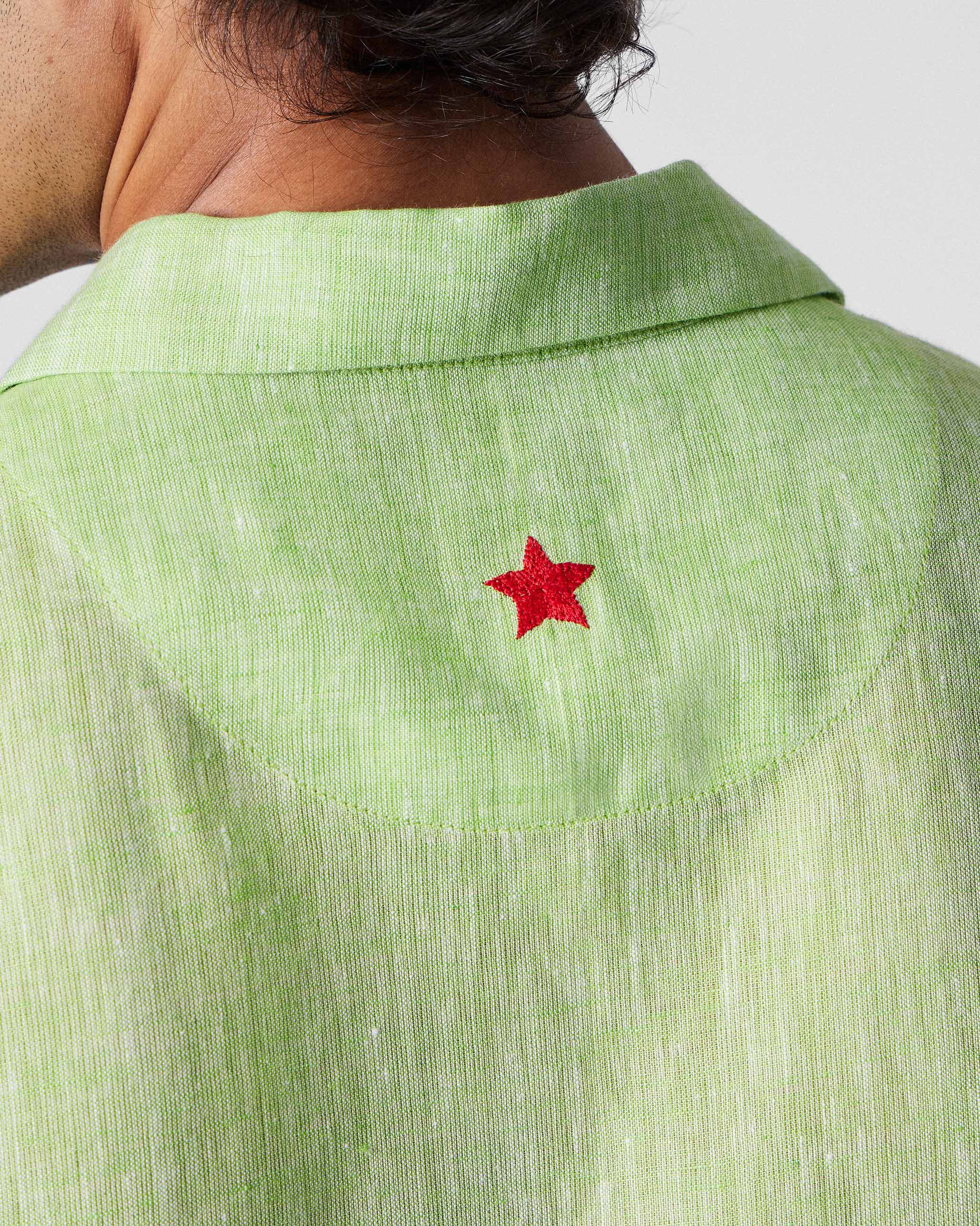 Mistari Shirt - Light Green
