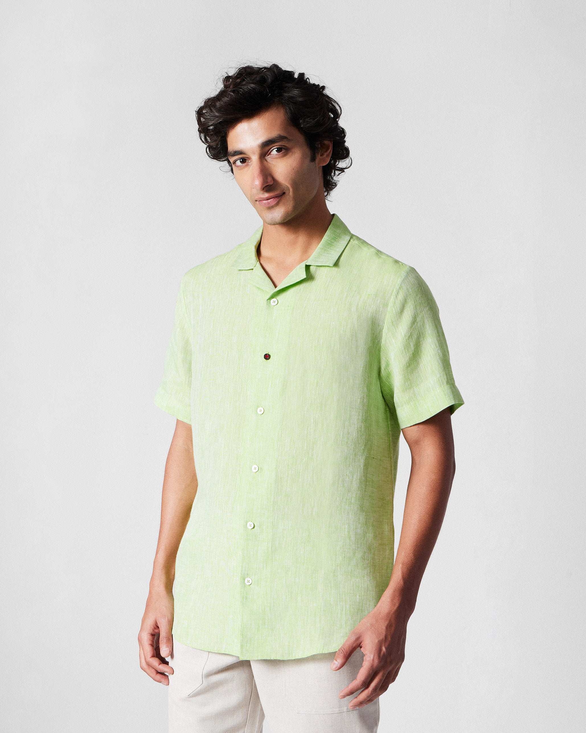 Mistari Shirt - Light Green