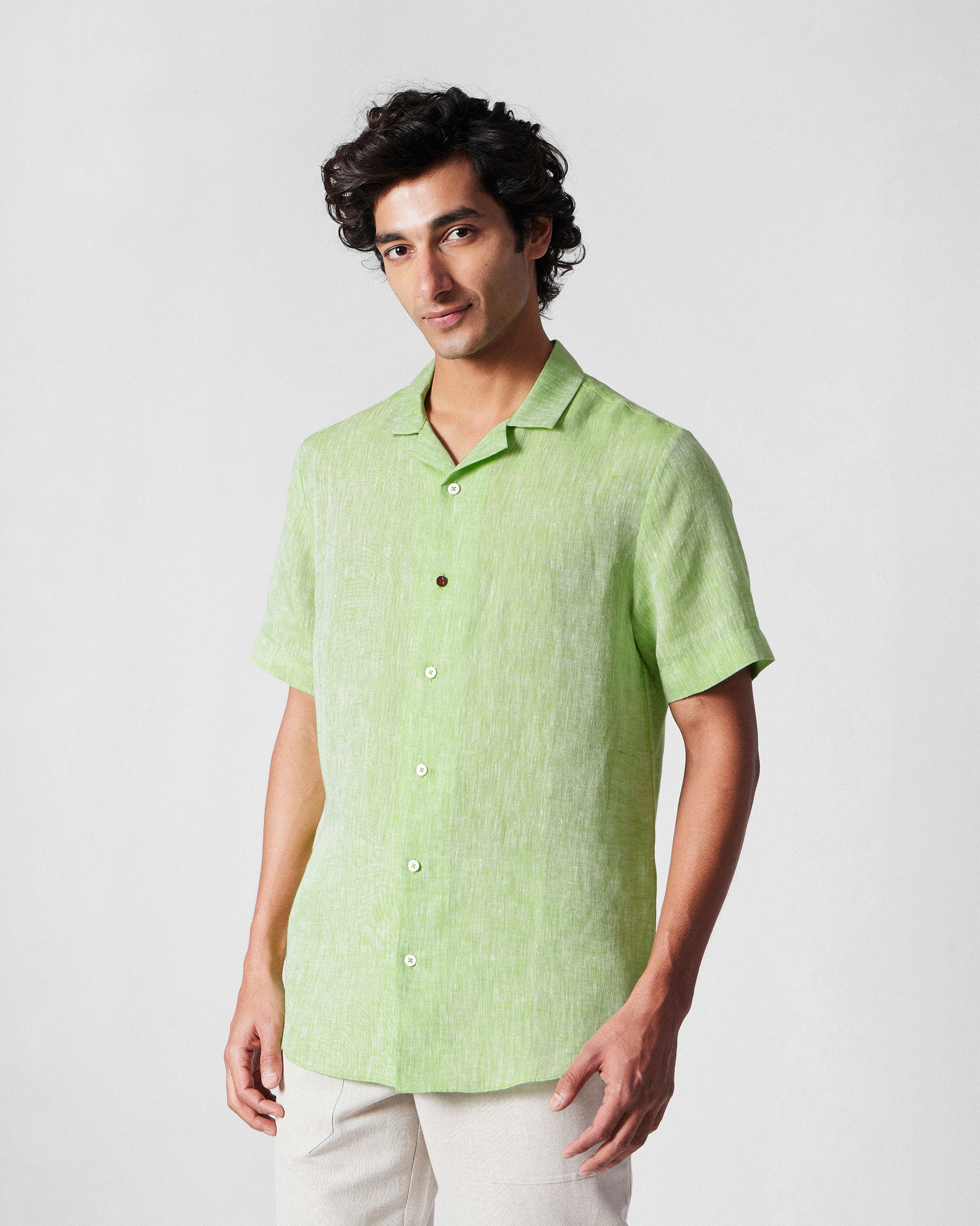 Mistari Shirt - Light Green