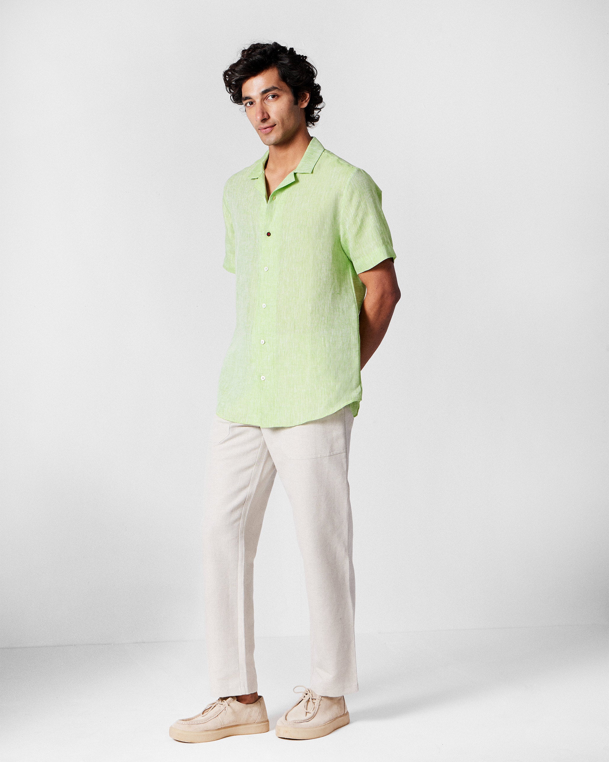 Mistari Shirt - Light Green