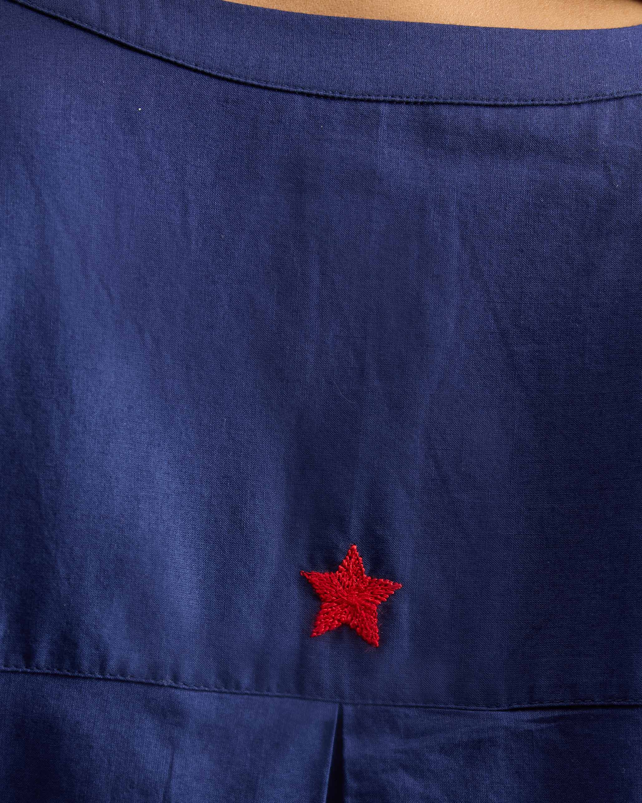 Lazy Sunday Tunic - Ink Blue