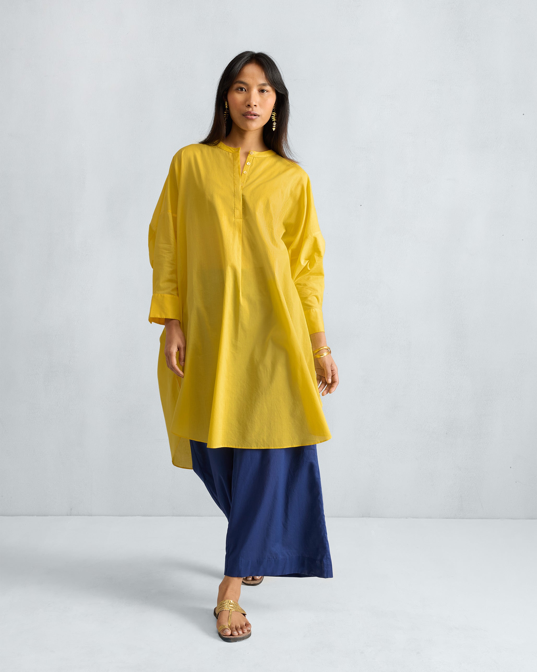 Lazy Sunday Tunic - Yellow