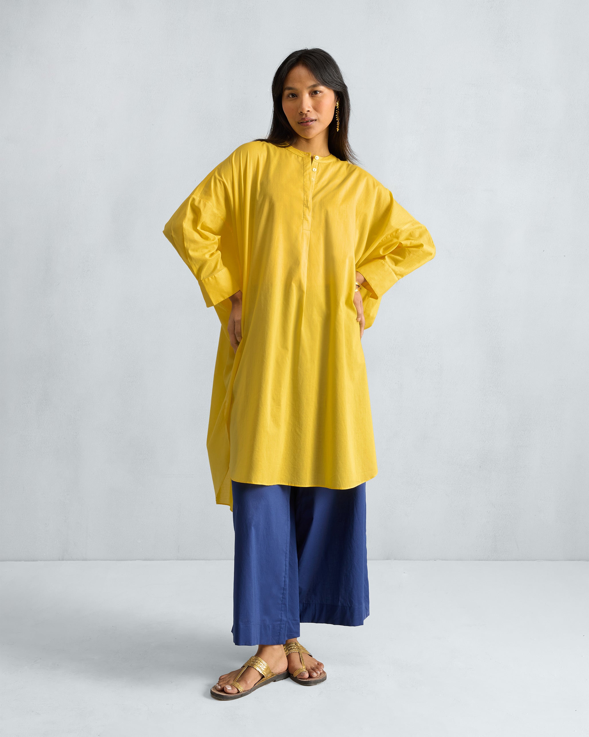 Lazy Sunday Tunic - Yellow