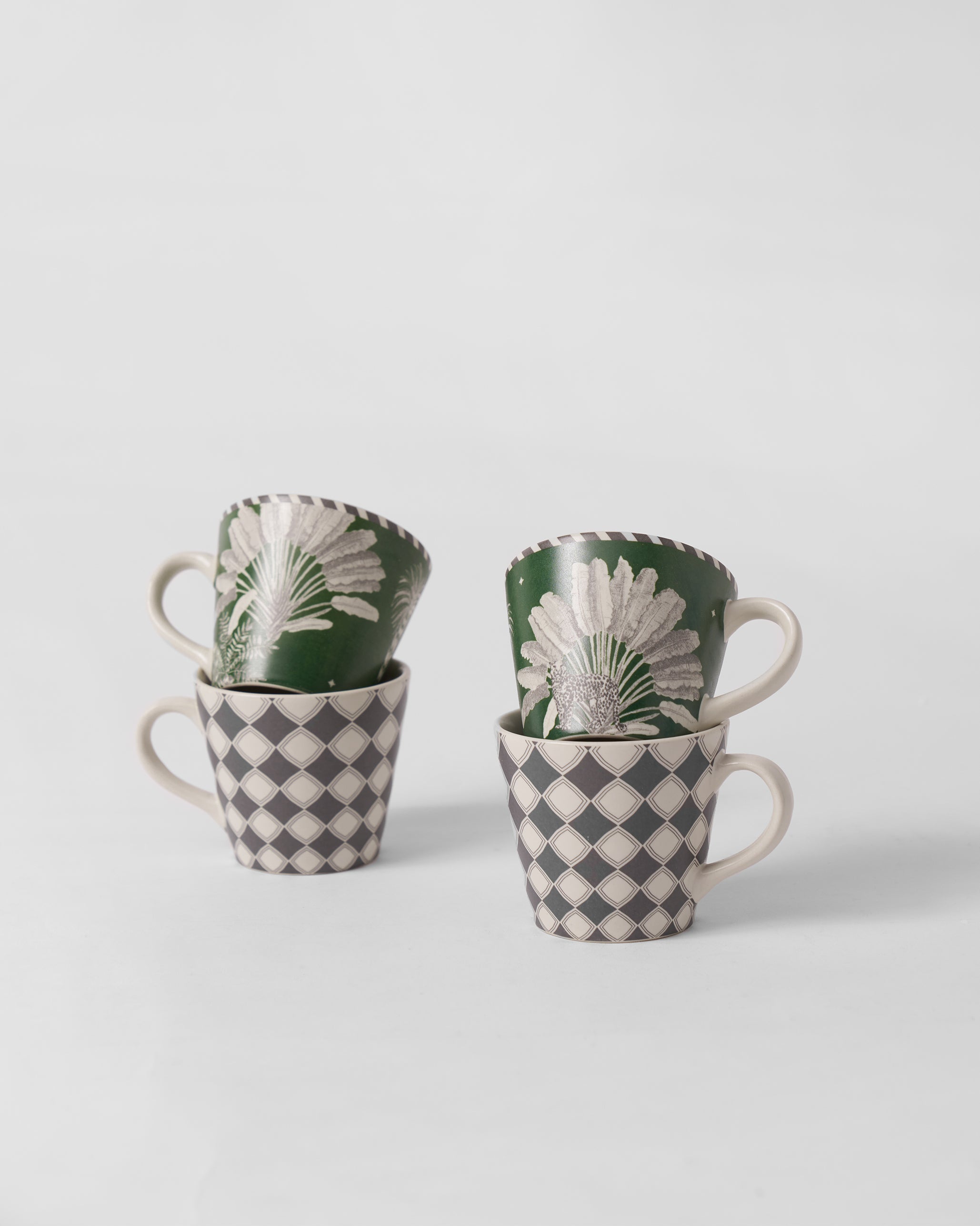 Kandy Espresso Mugs - Set of 4