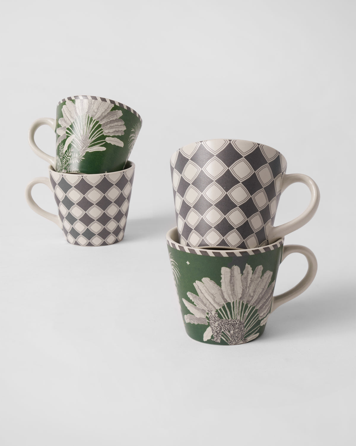 Kandy Espresso Mugs - Set of 4