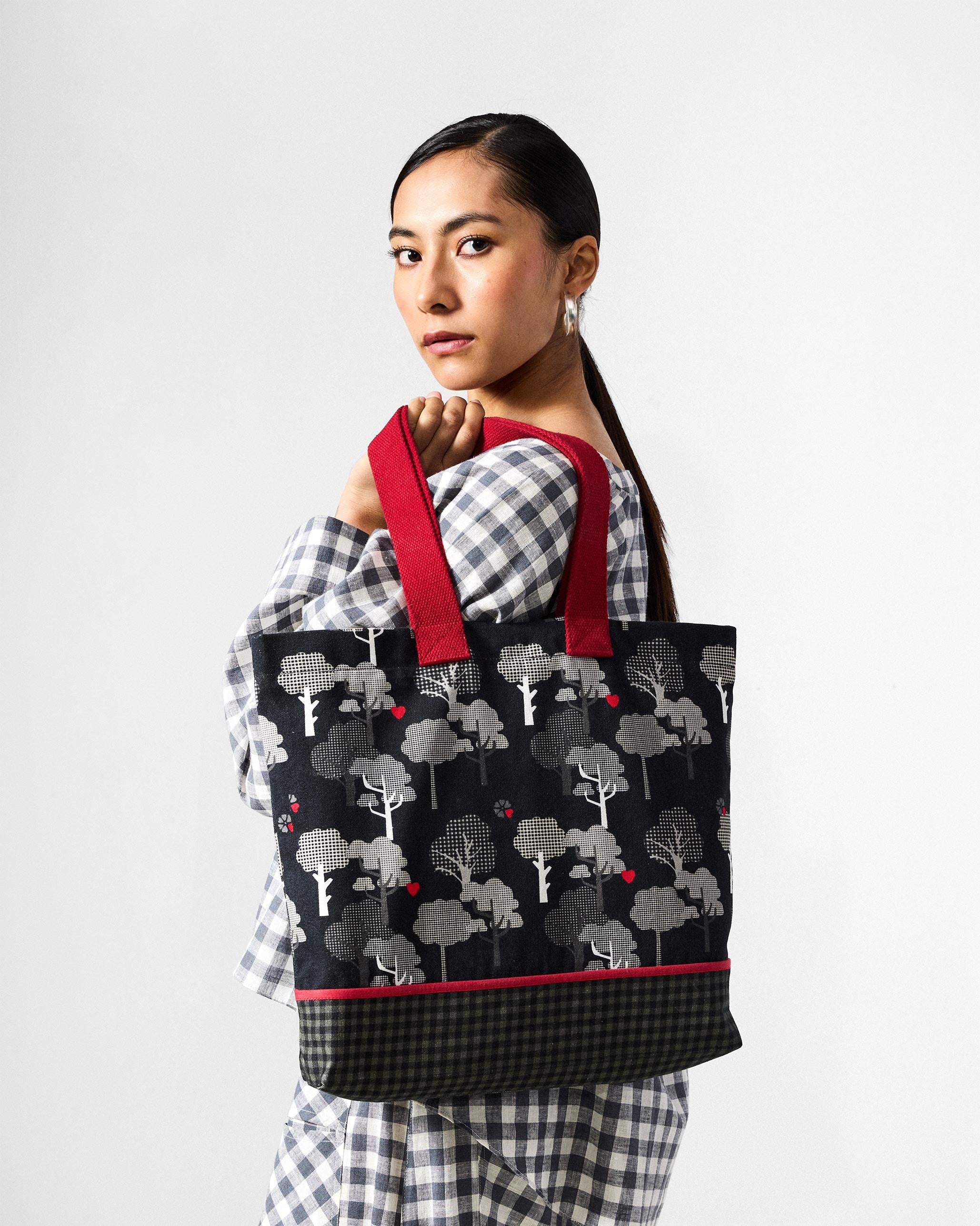 Bagan Tote - Black & Charcoal