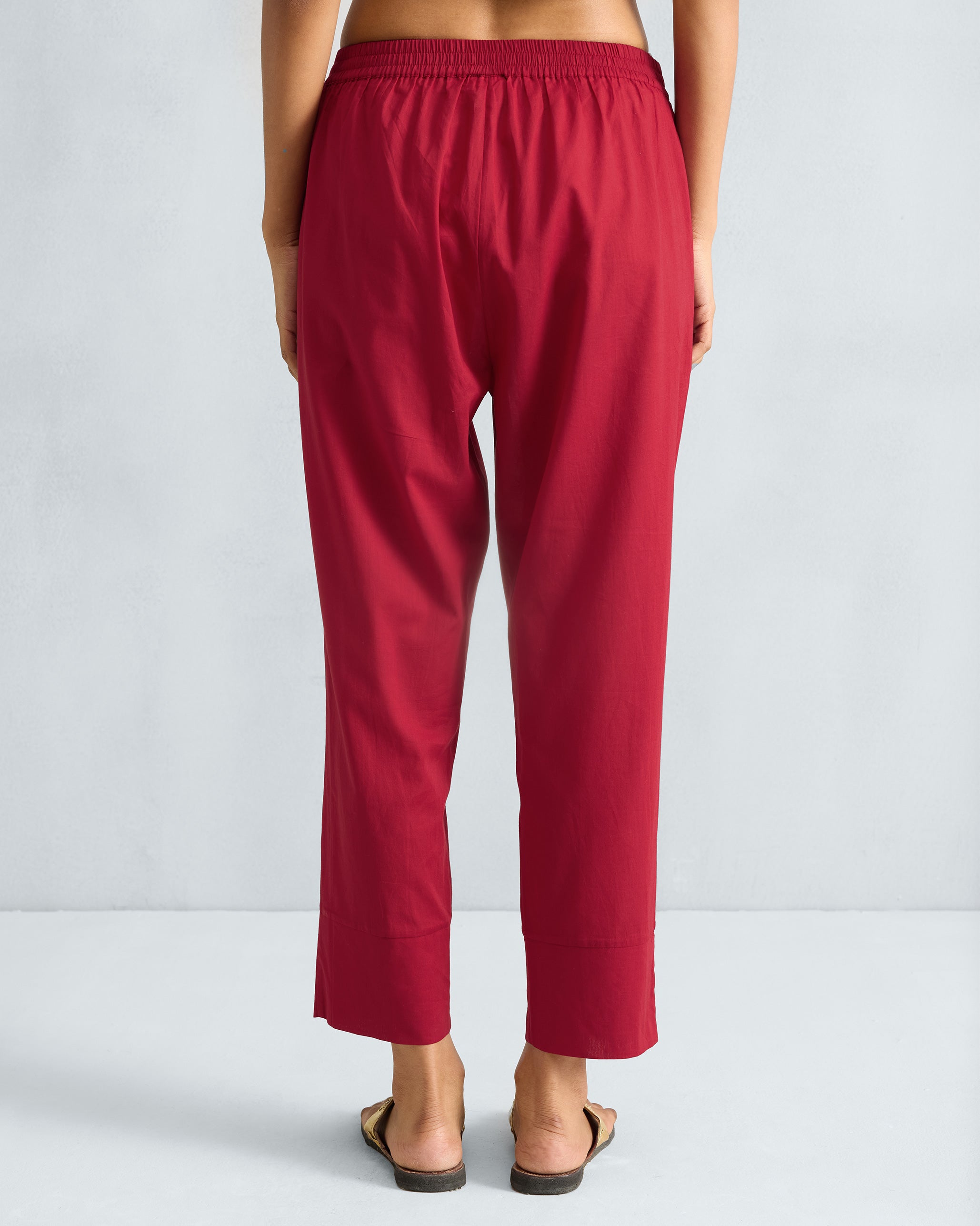 Narrow Pants - Red