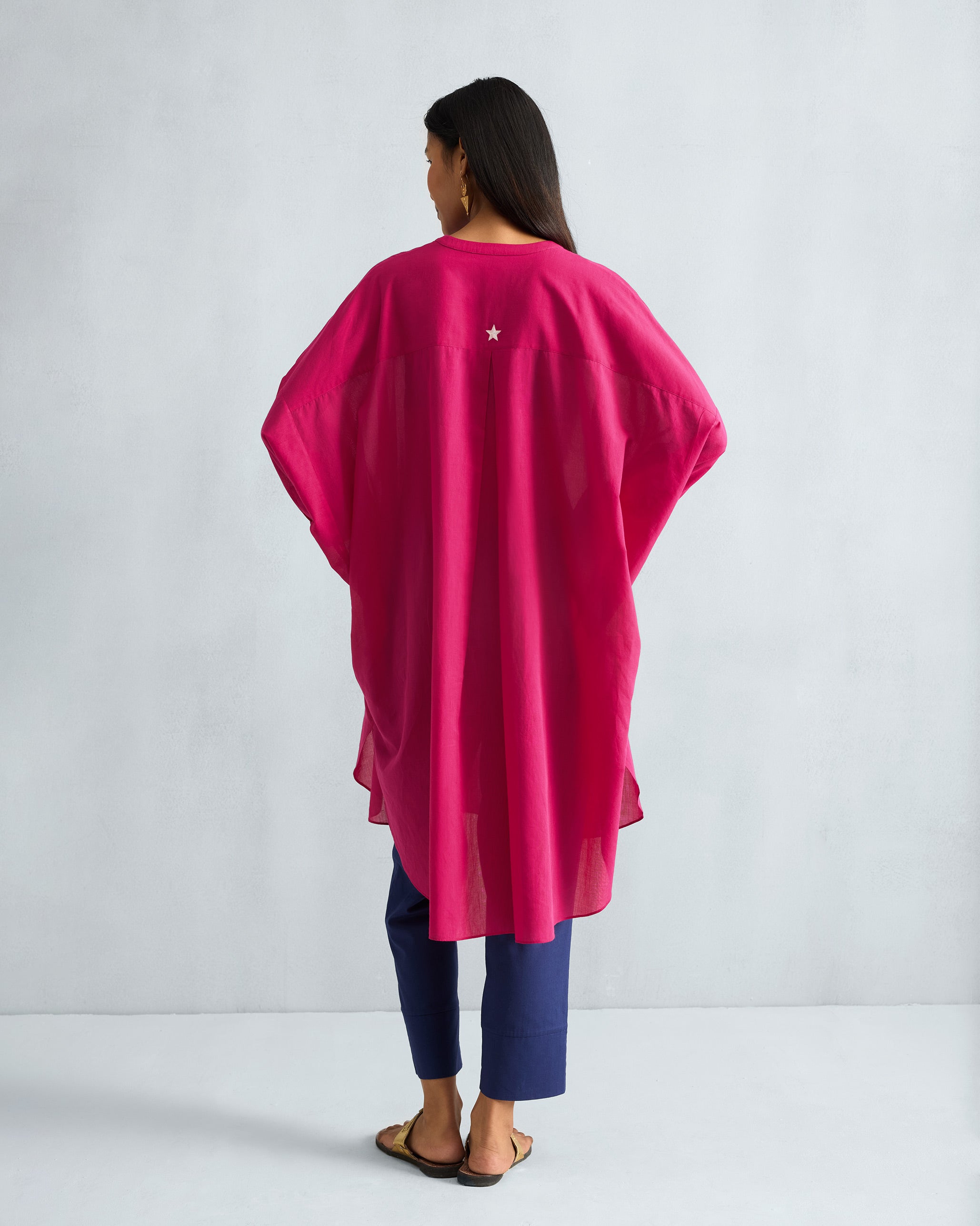 Lazy Sunday Tunic - Fuchsia