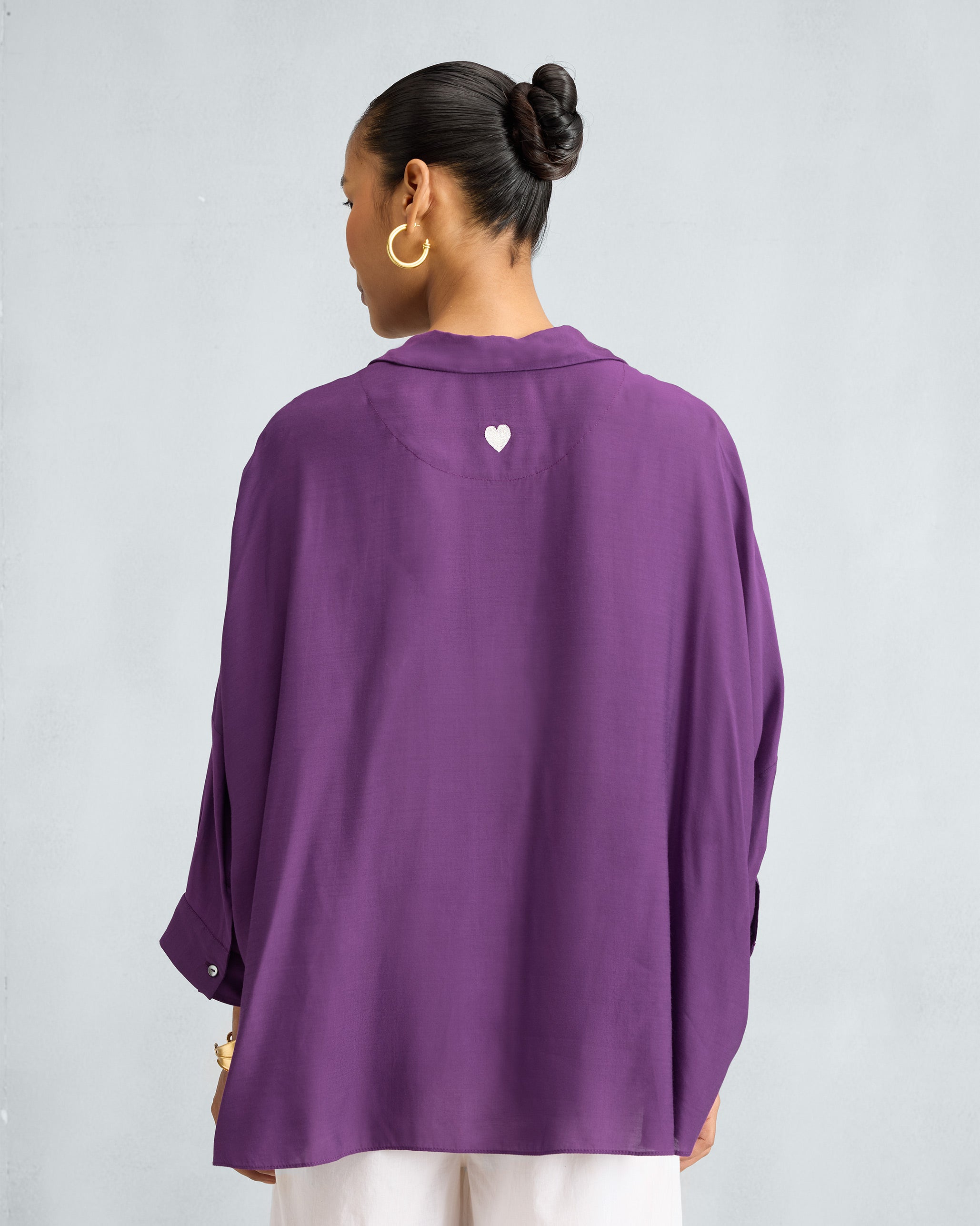 Boxy Shirt - Purple