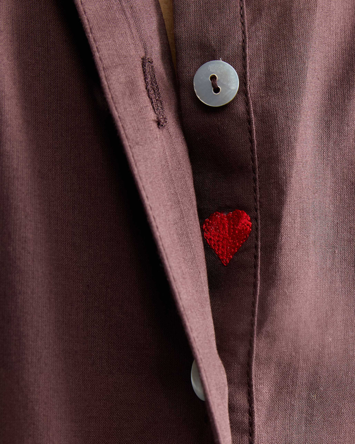 Basic Long Kurta - Chocolate Plum