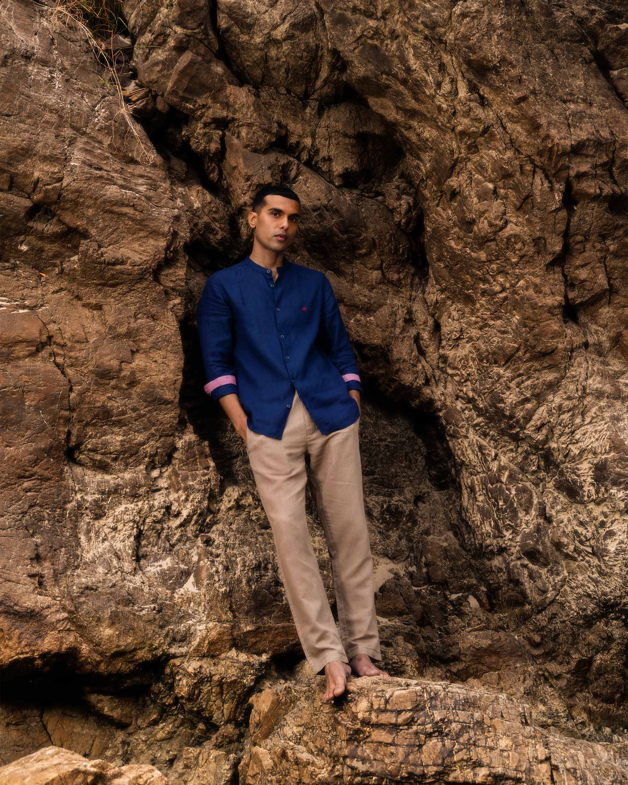 Nawab Shirt - Ink Blue