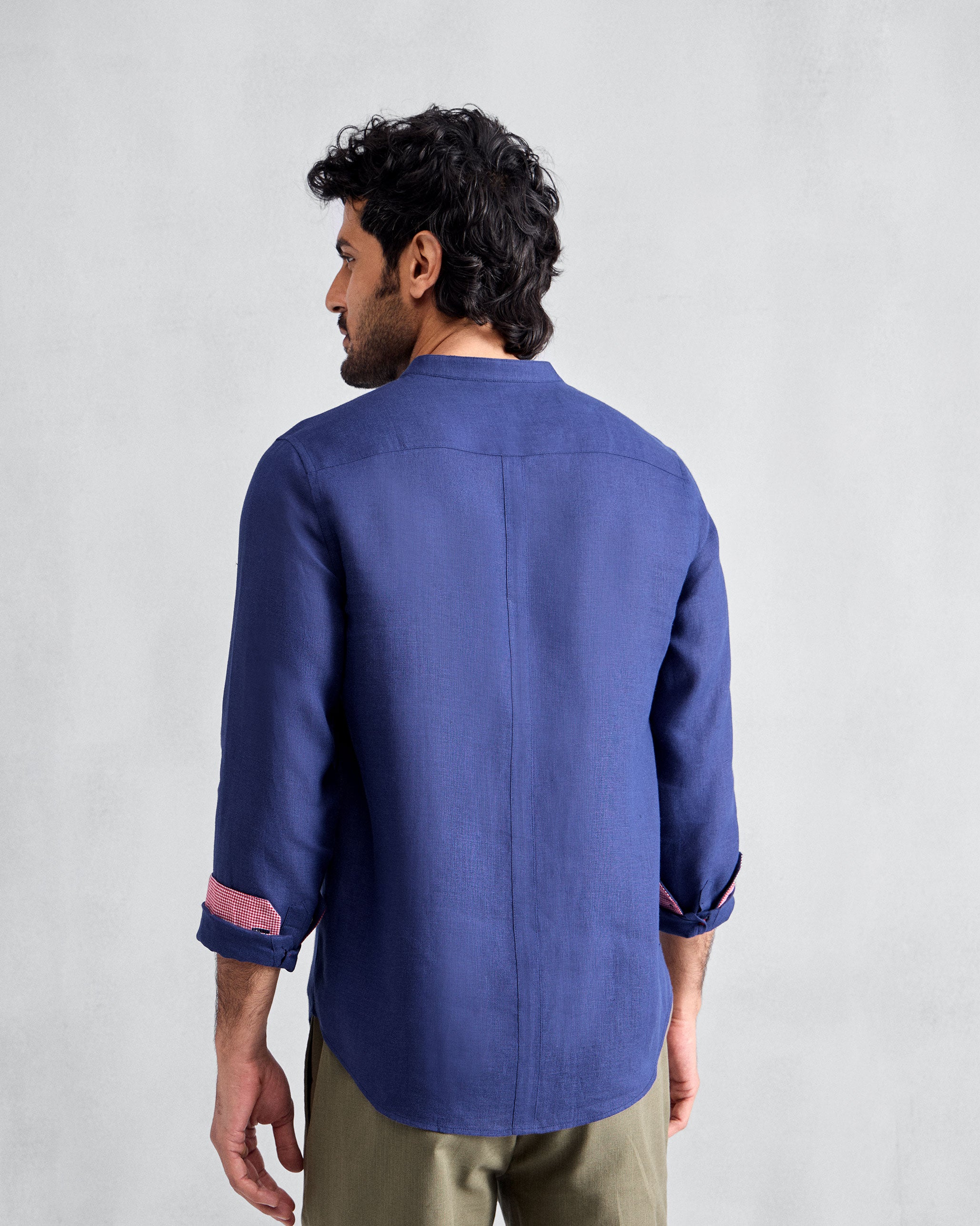 Nawab Shirt - Ink Blue