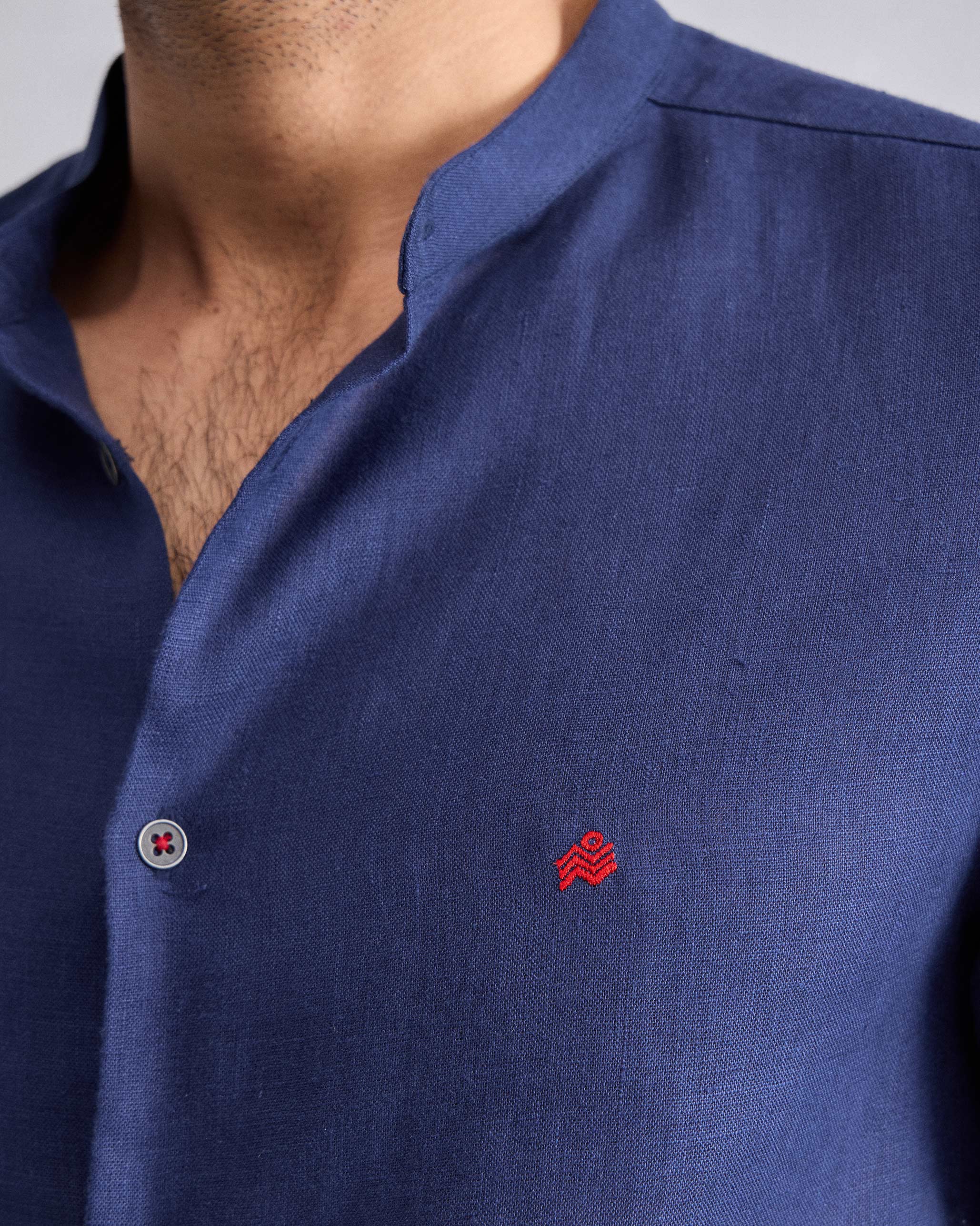 Nawab Shirt - Ink Blue