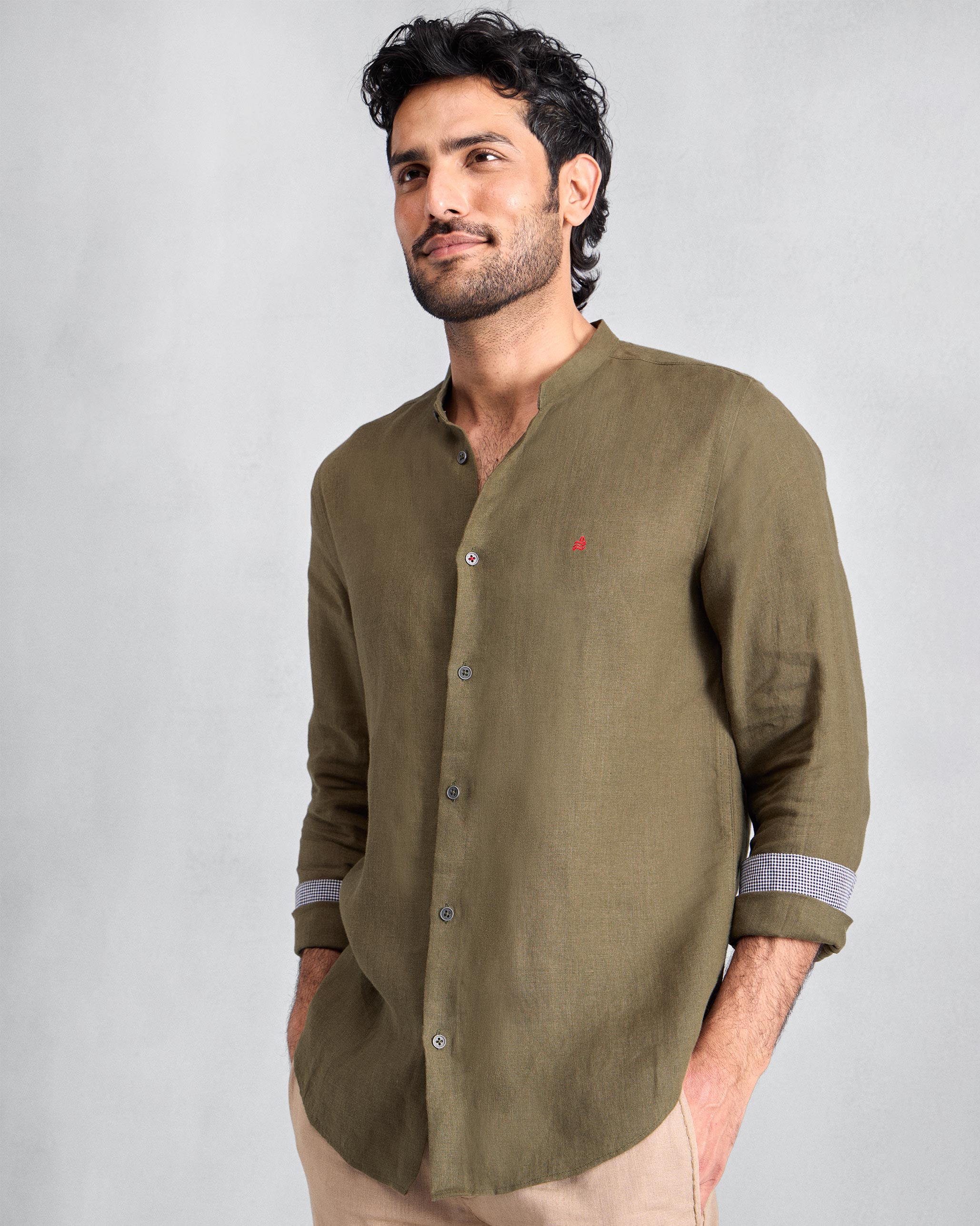 Nawab Shirt - Olive